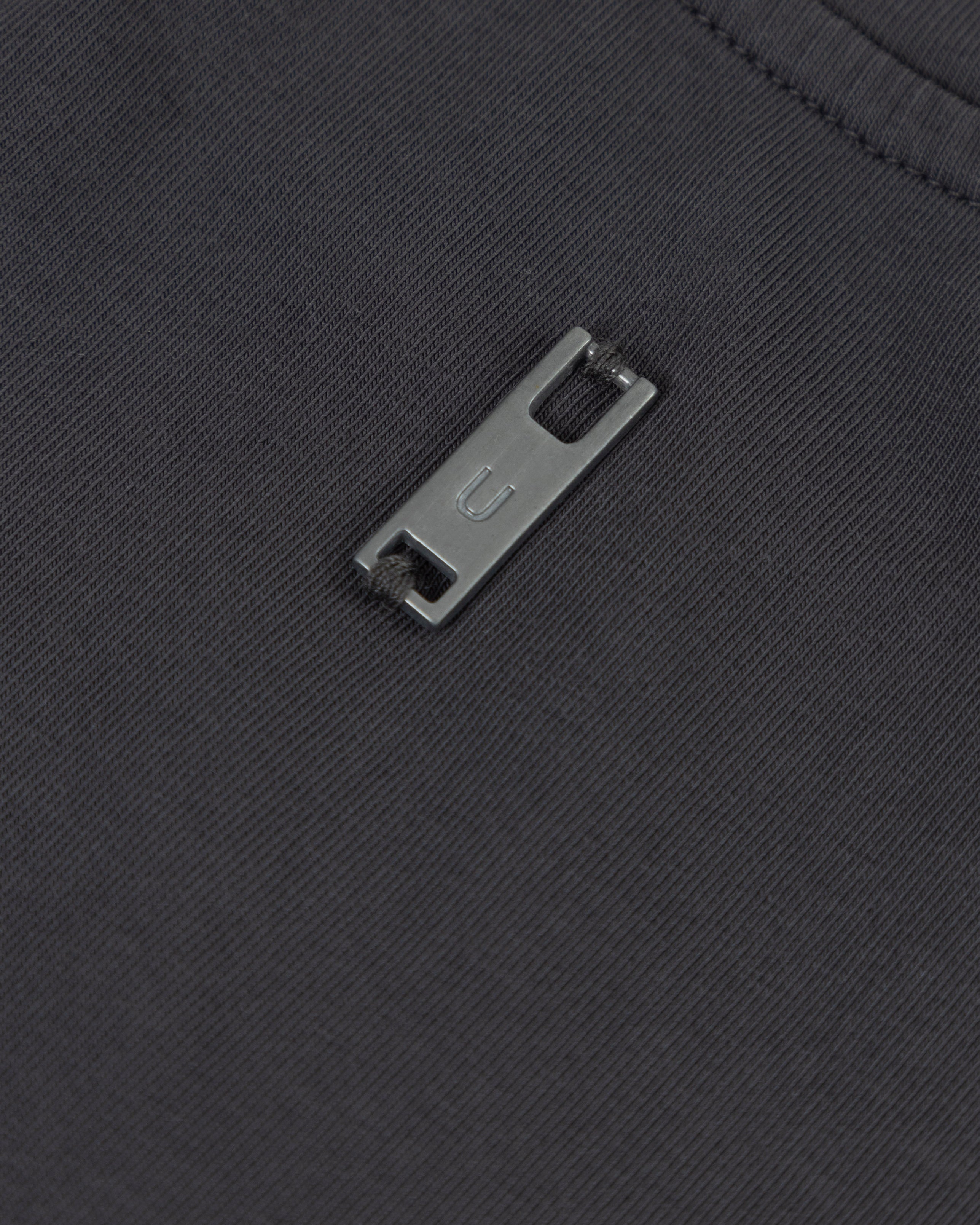 Line Basic Baby Tee Dark Gray
