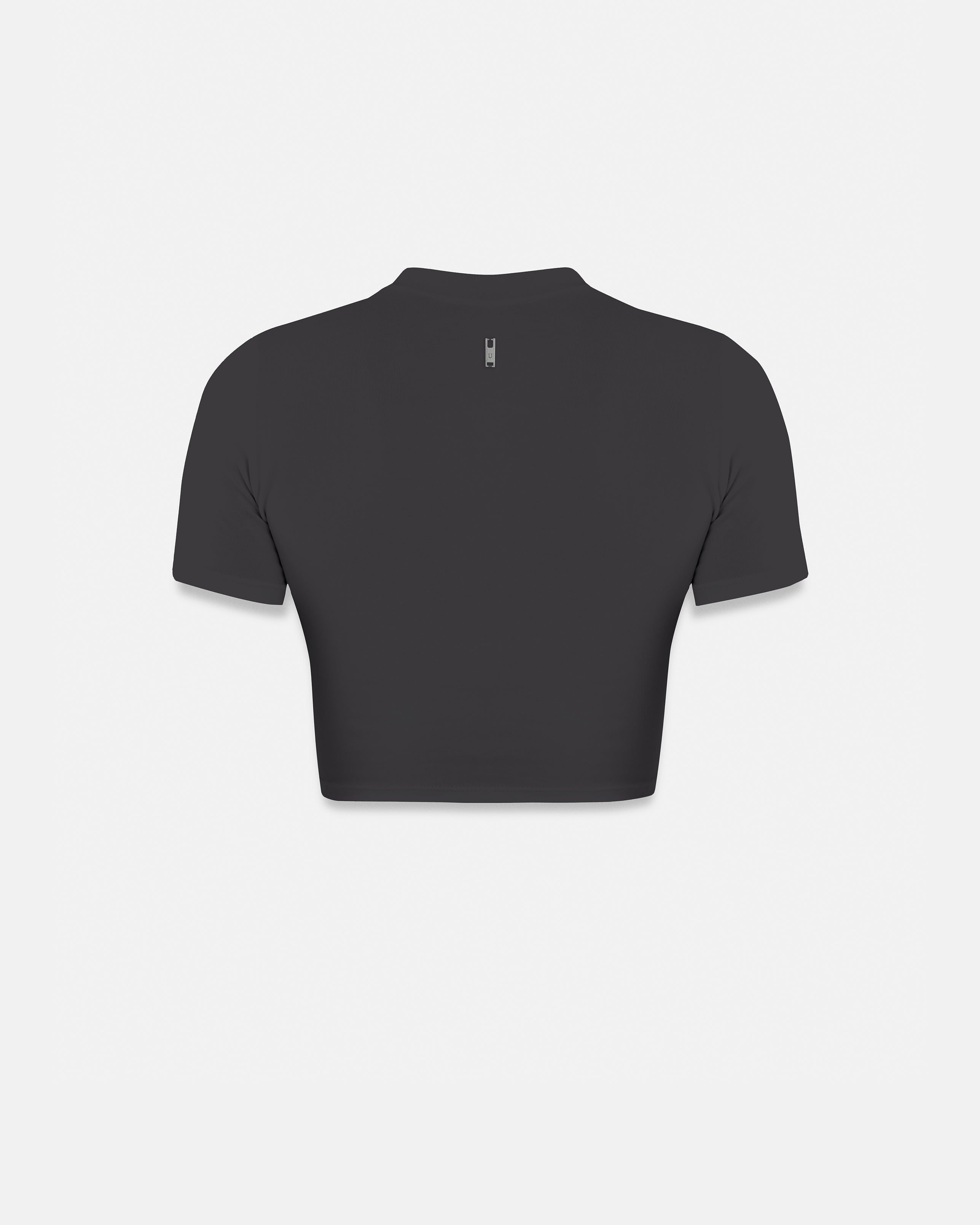 Line Basic Baby Tee Dark Gray