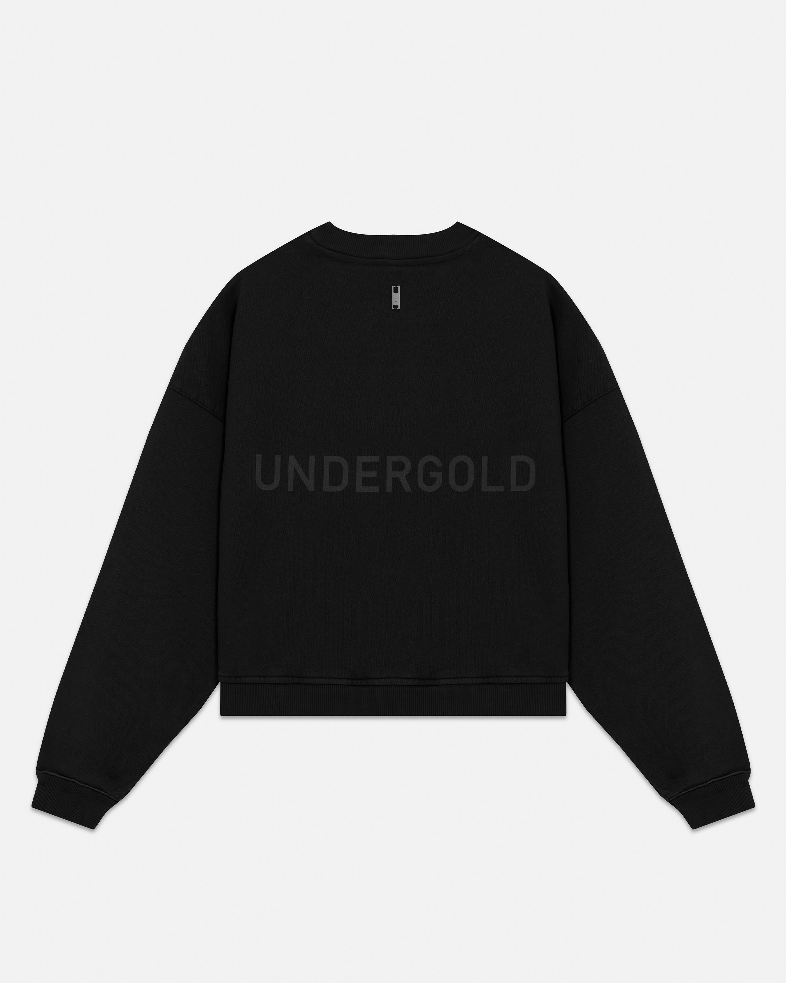 Line Basic Boxy Fit Crewneck Black
