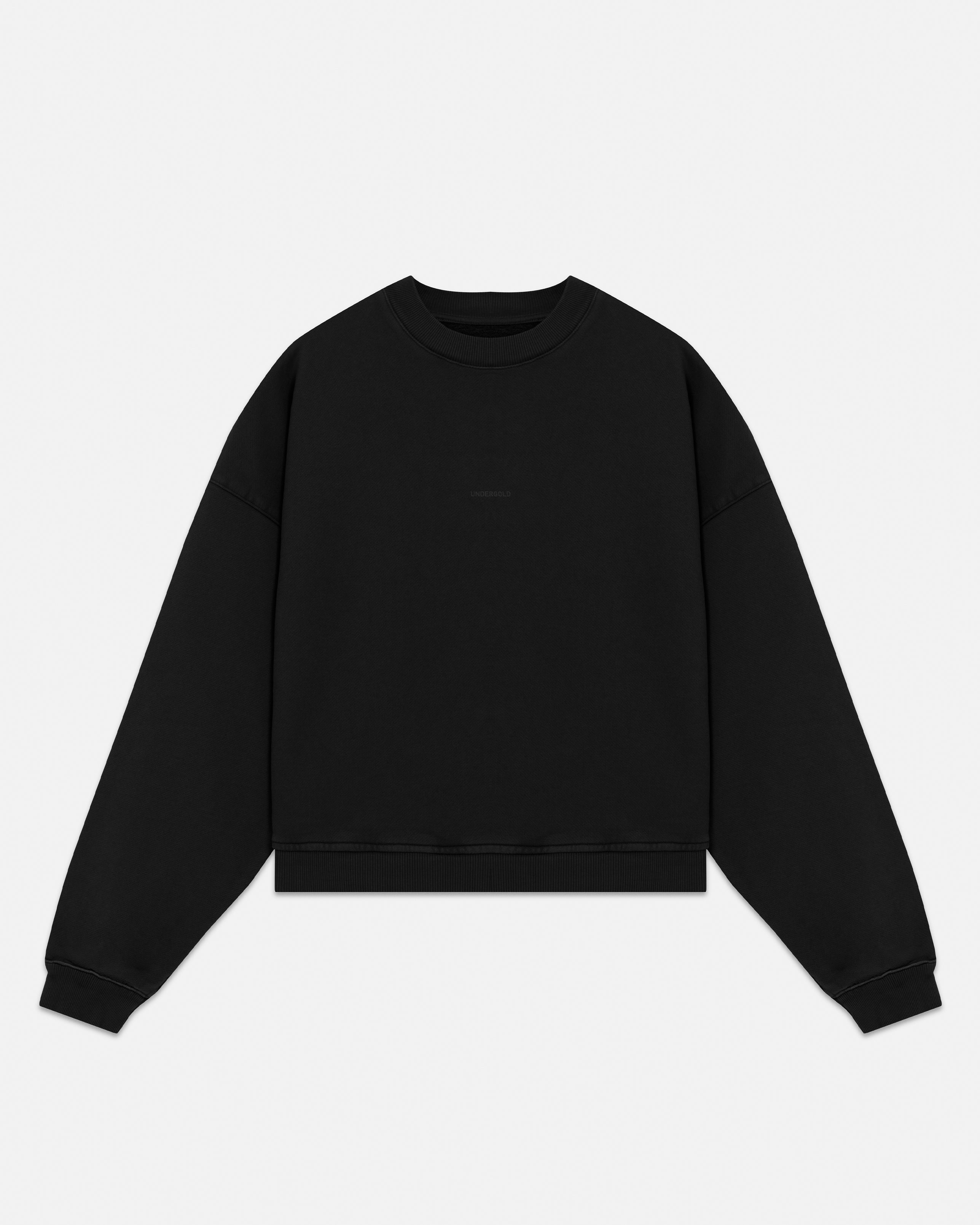Line Basic Boxy Fit Crewneck Black
