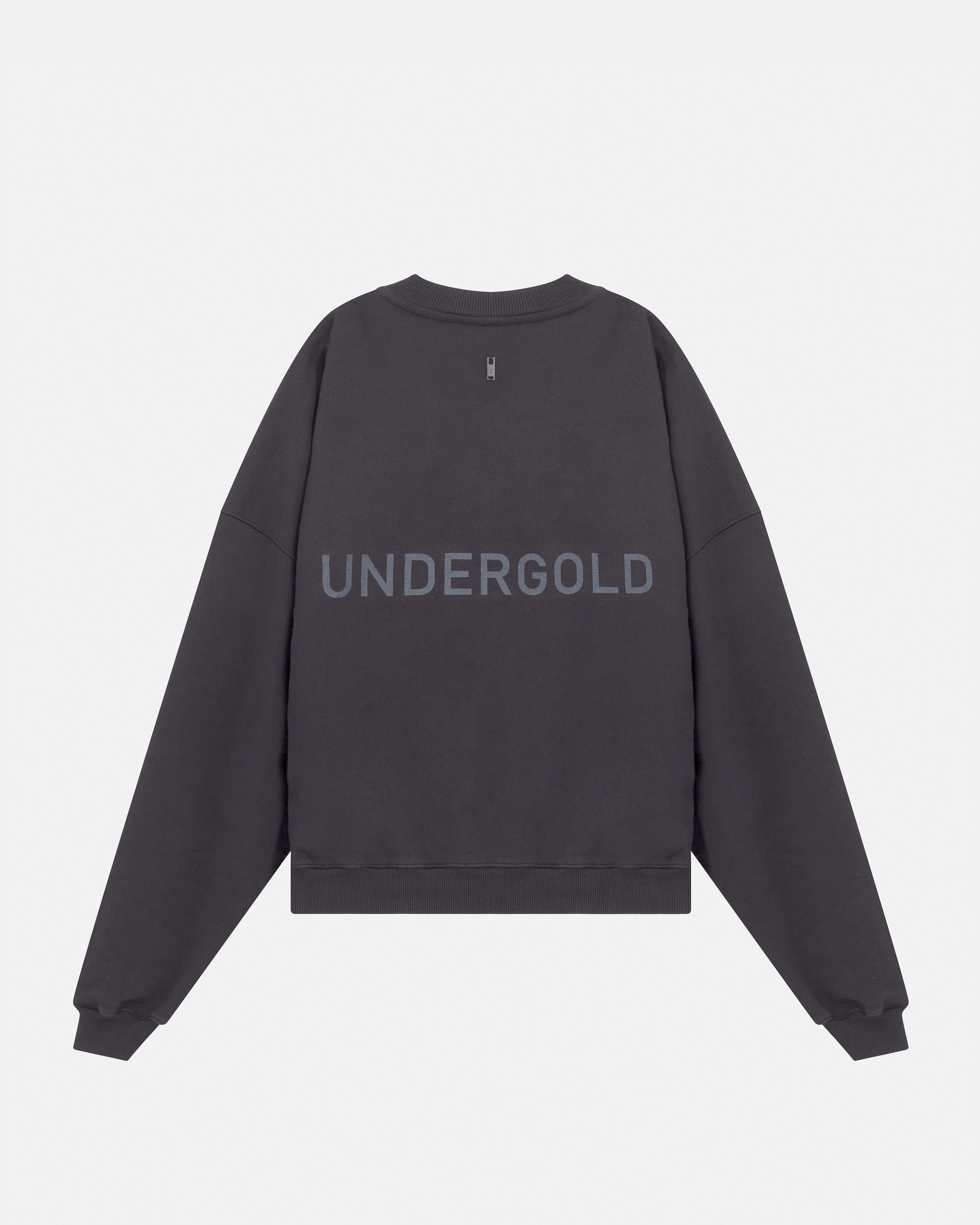 Line Basic Boxy Fit Crewneck Dark Gray