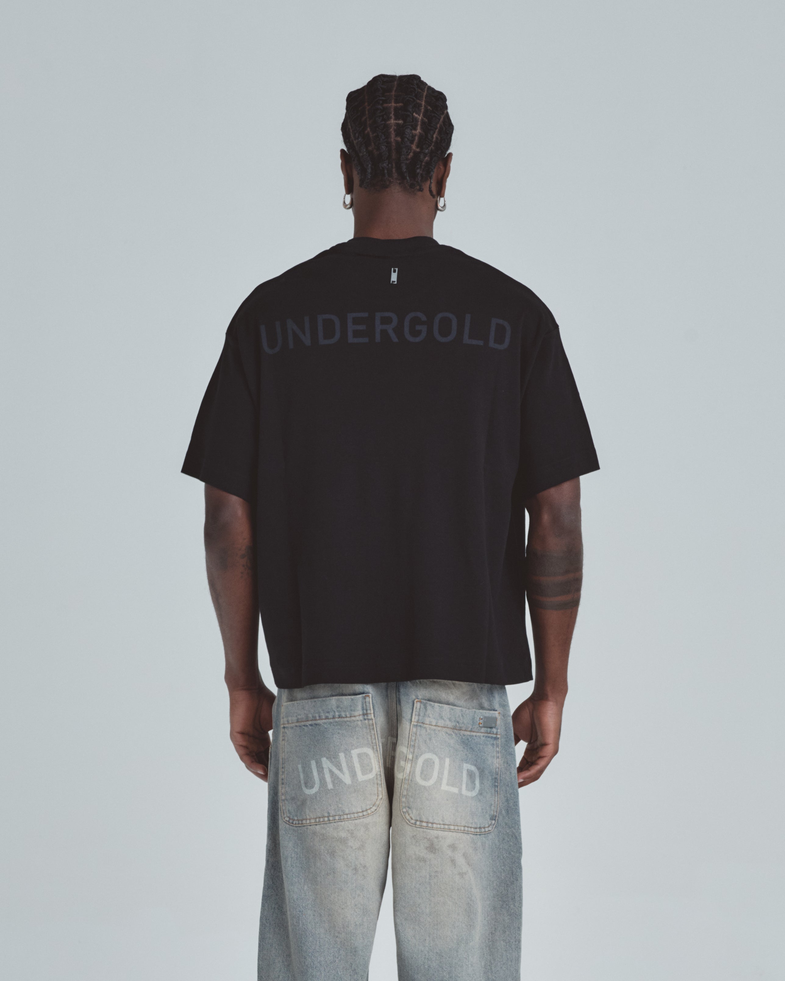 Line Basic Boxy Fit Tshirt Black