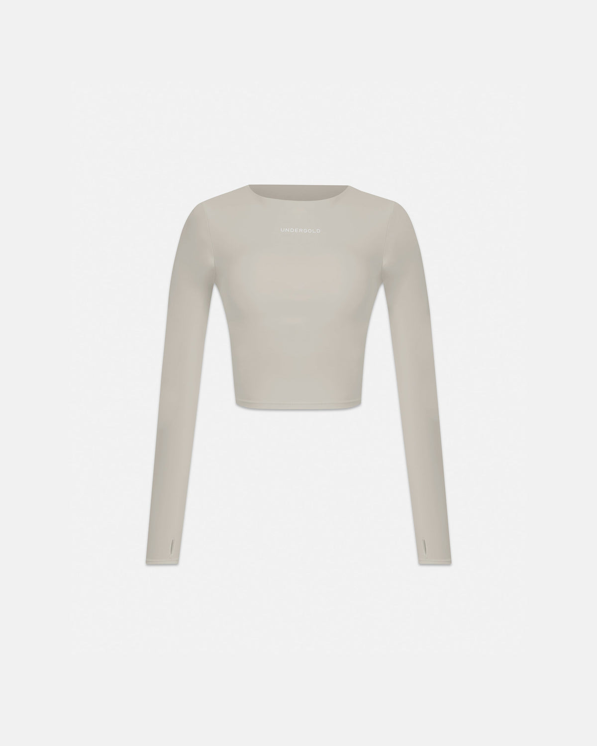 W Line Basic Long Sleeve Tshirt Light Gray