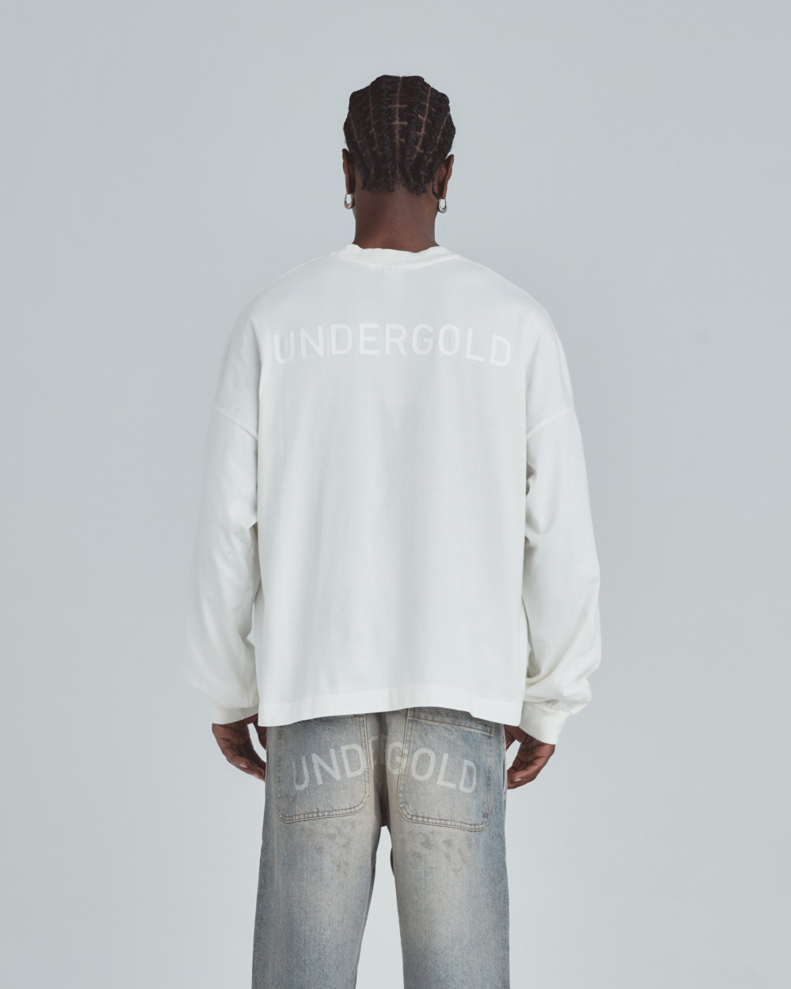 Line Basic Long Sleeve Tshirt White