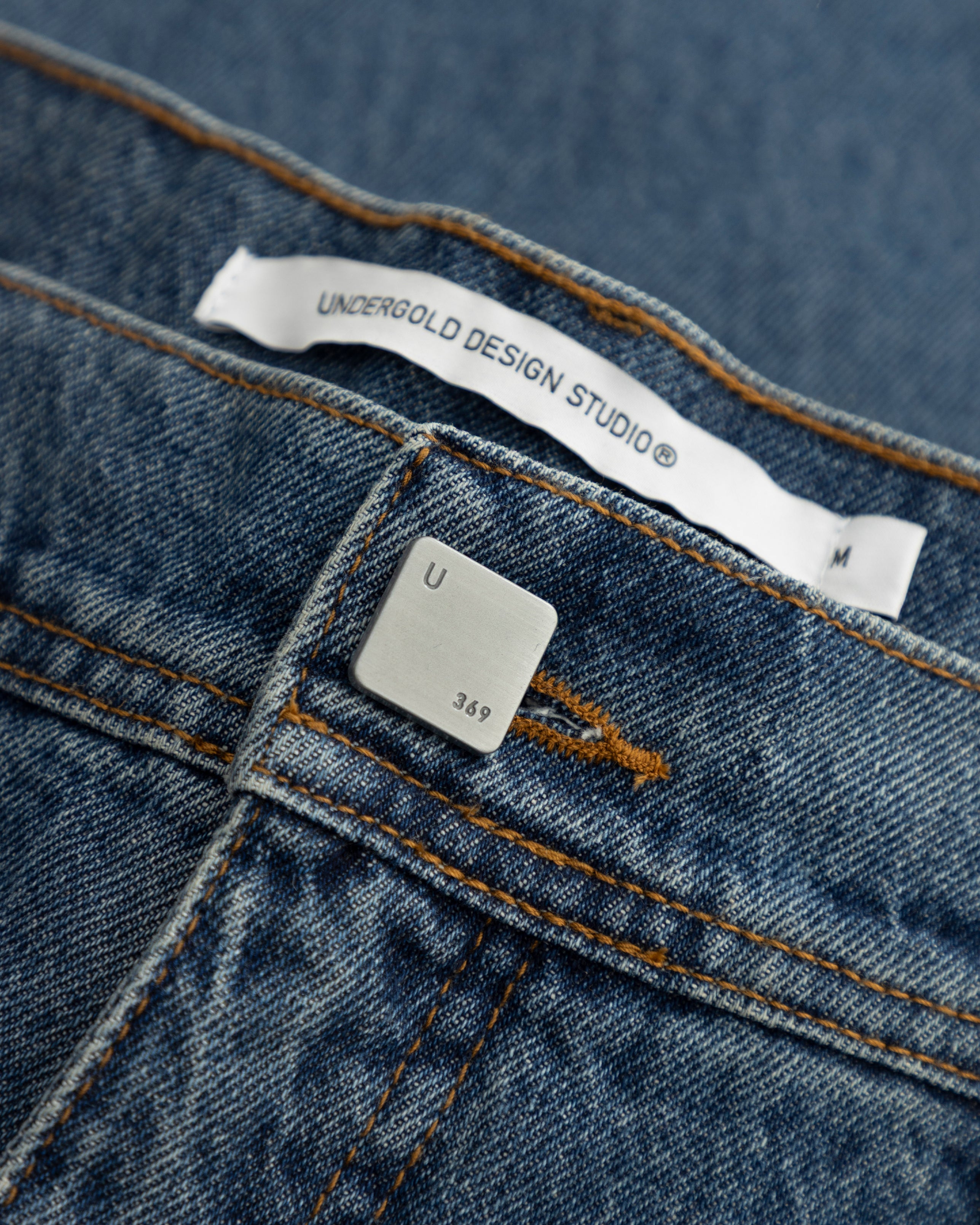 Line Basic Regular Fit Jeans Mid Blue