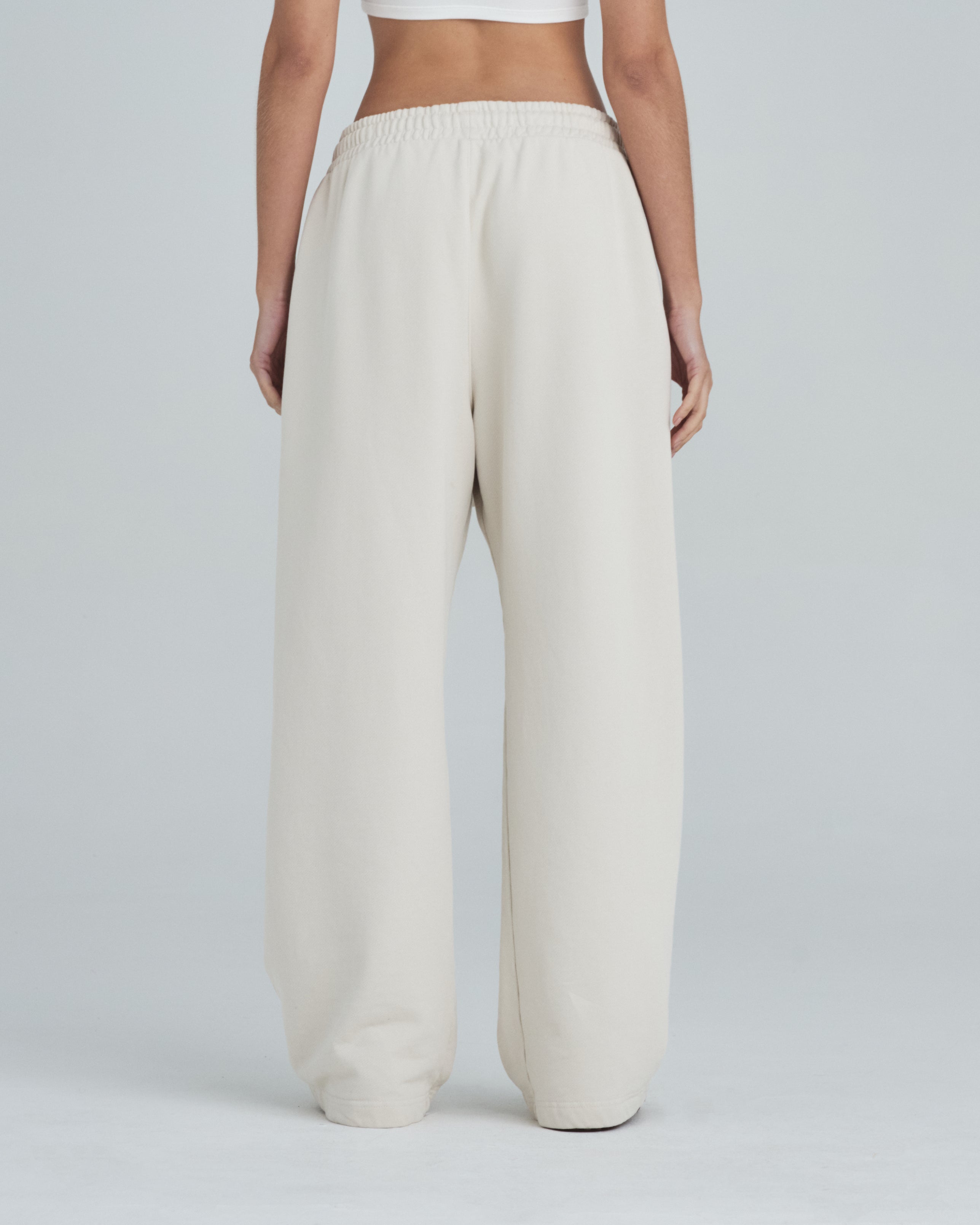Line Basic StraightPants Cream