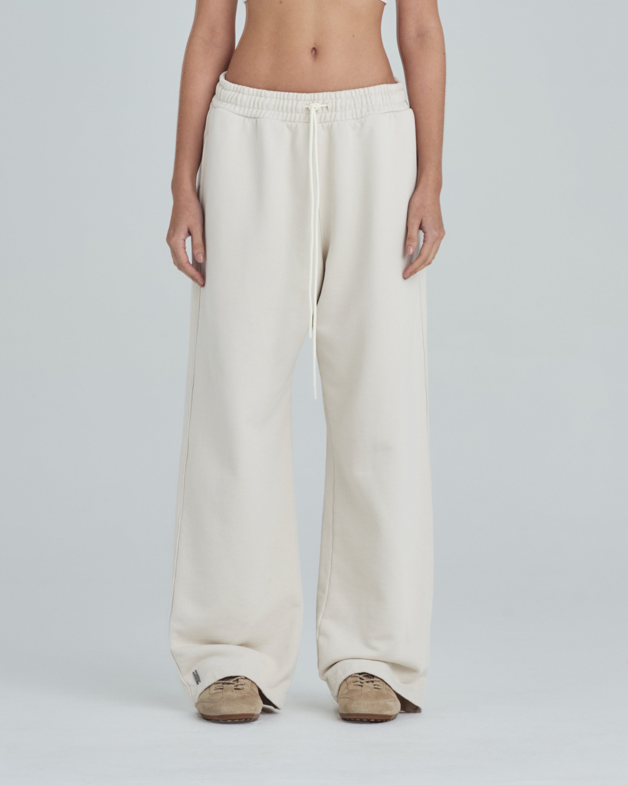 Line Basic StraightPants Cream