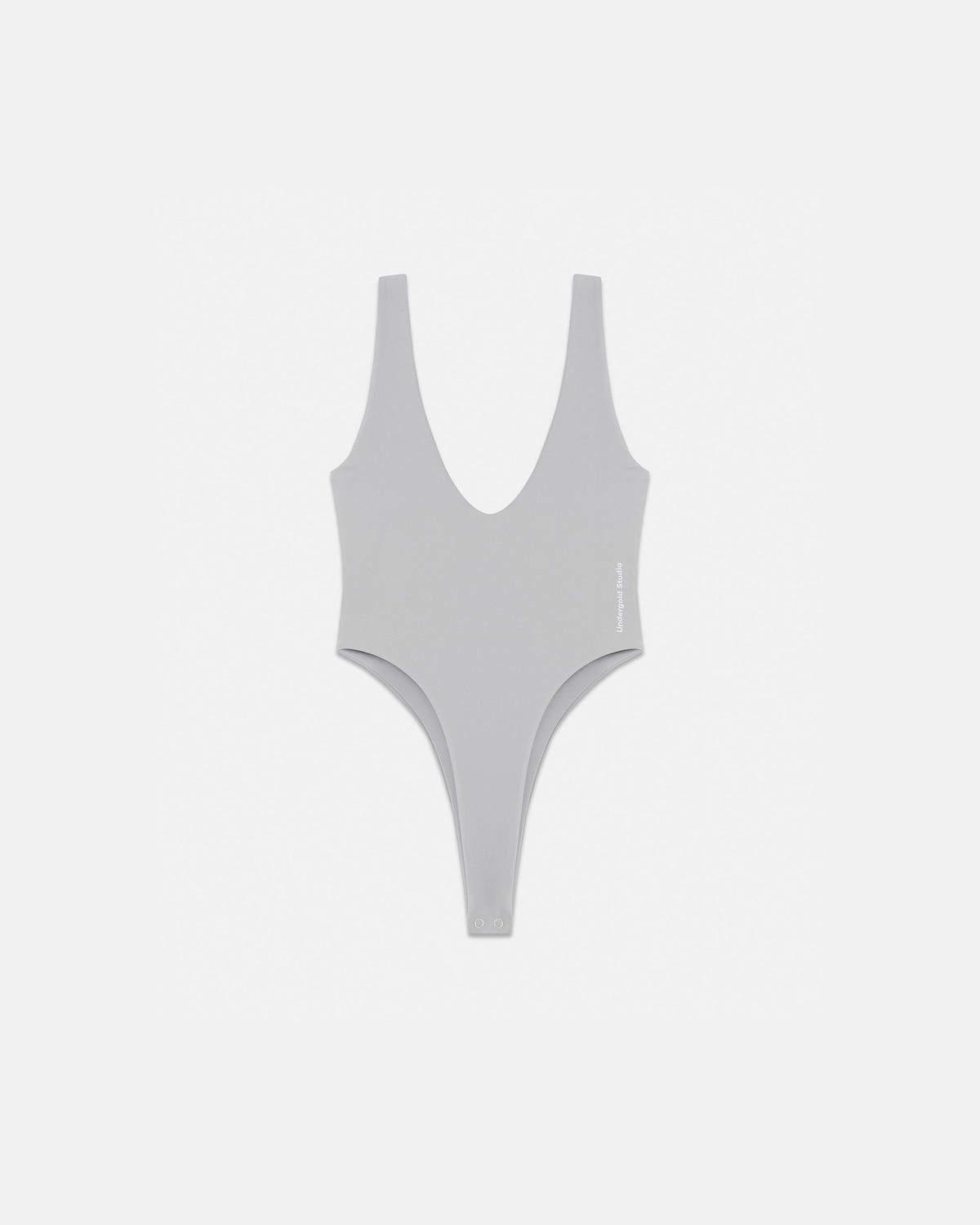 Line Basic V Neck Body Gray