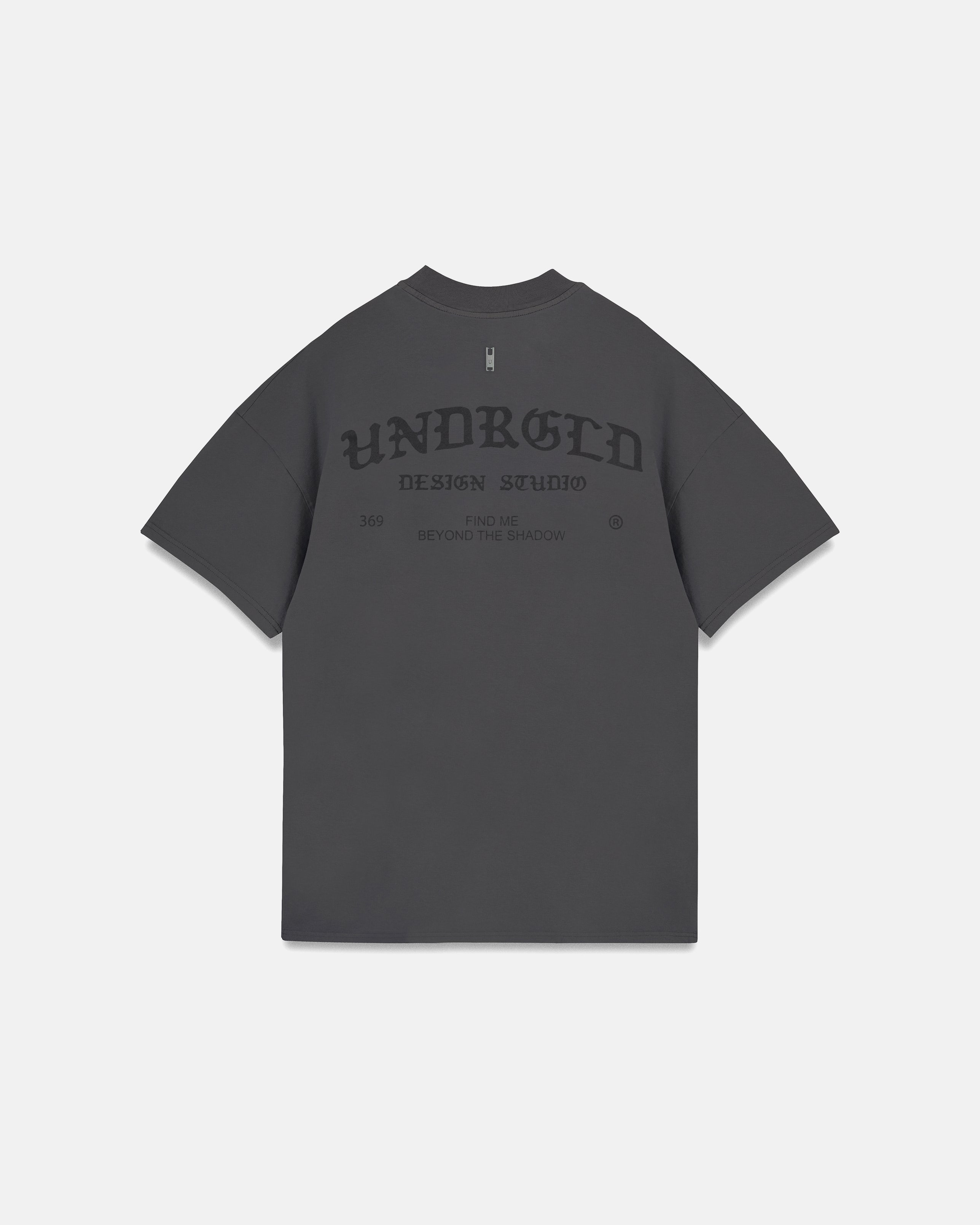 Line Gothic Tshirt Vintage Gray