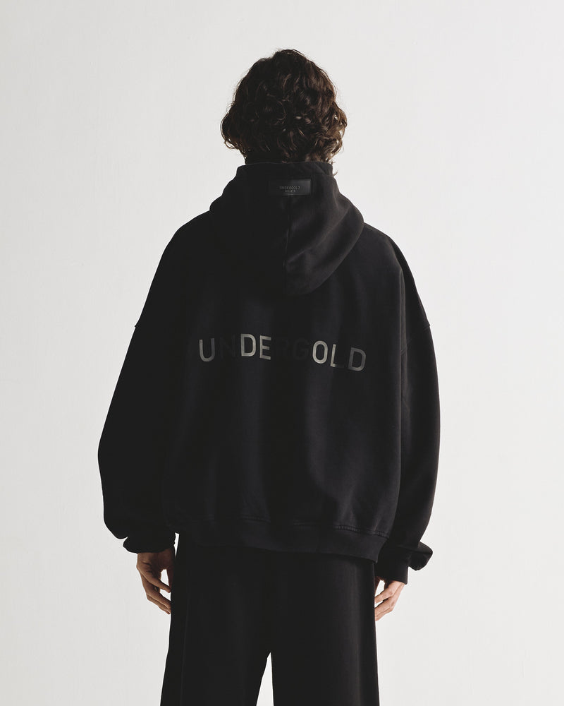 Line Logo Hoodie Black