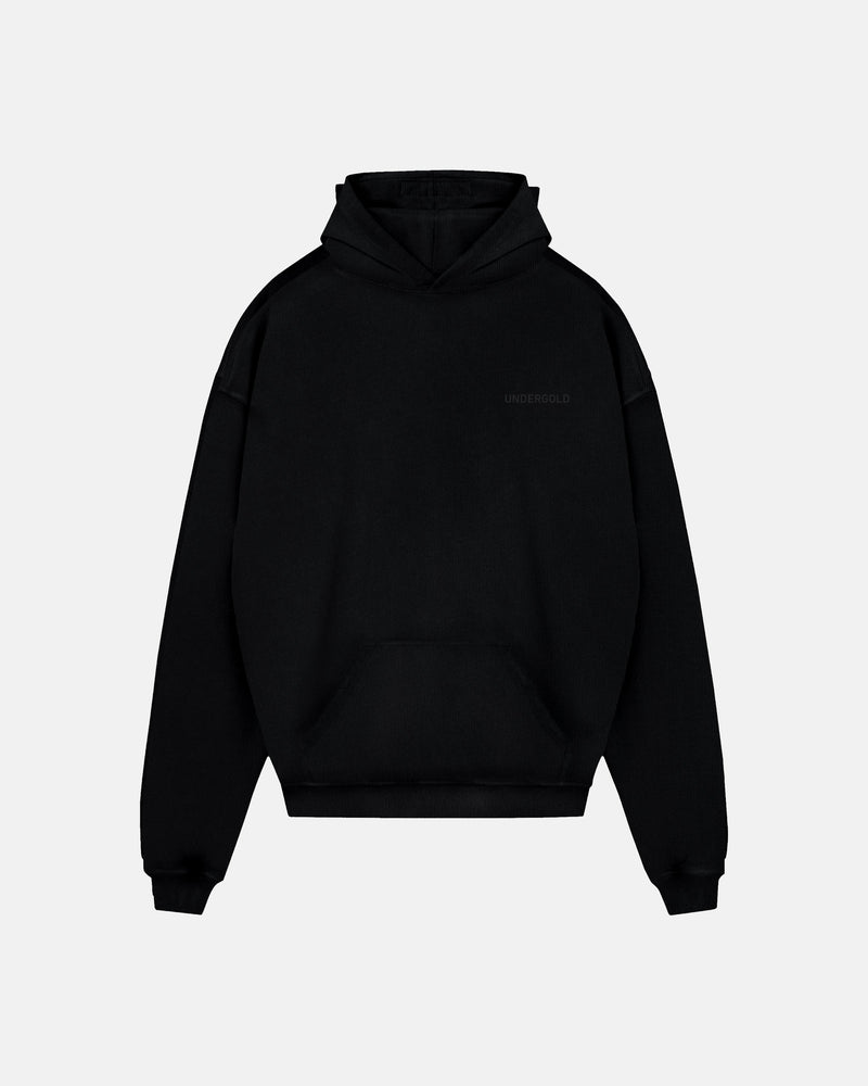 Line Logo Hoodie Black