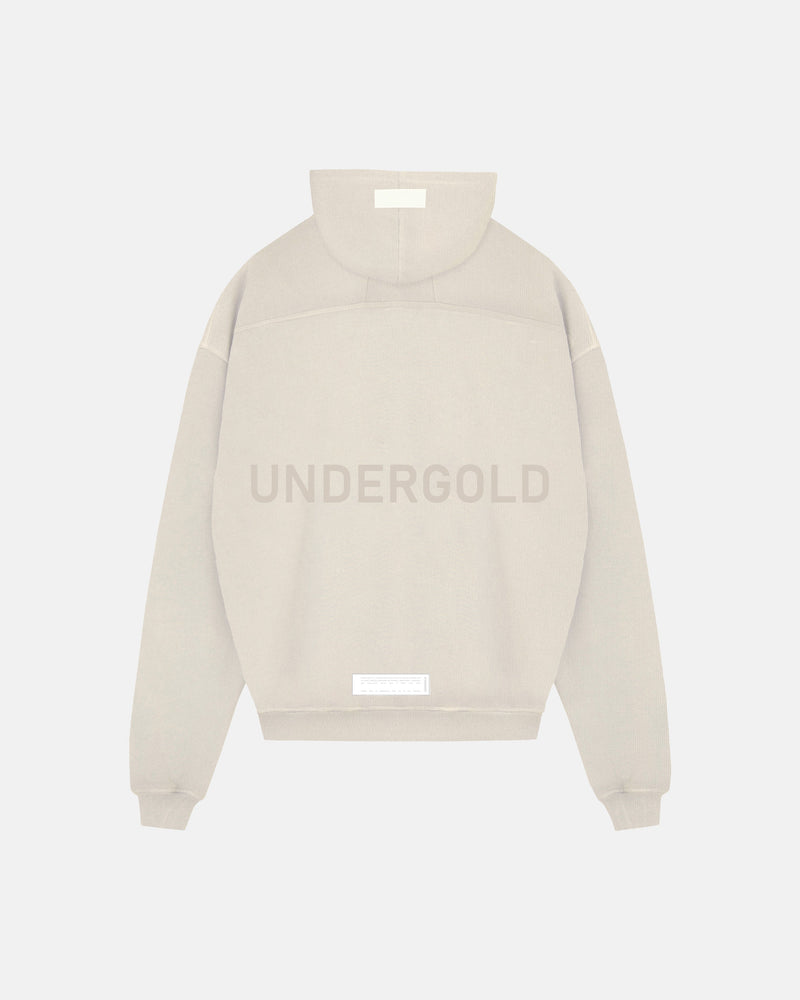 Line Logo Hoodie Cream