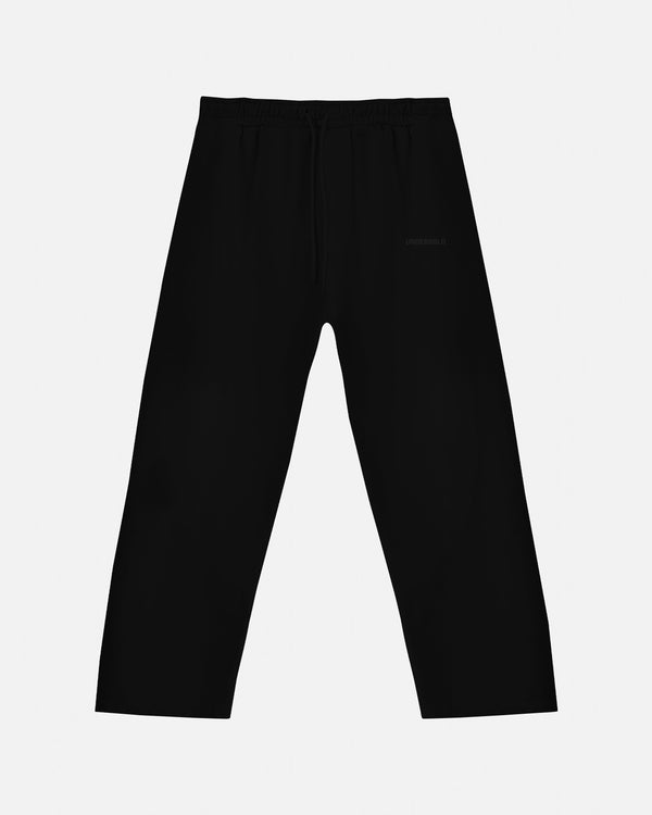 Line Logo Straightpants Black