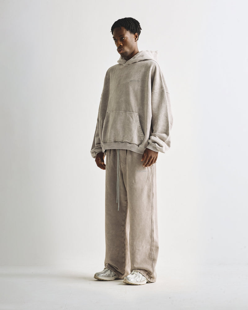 Line Logo Straightpants Washed Gray