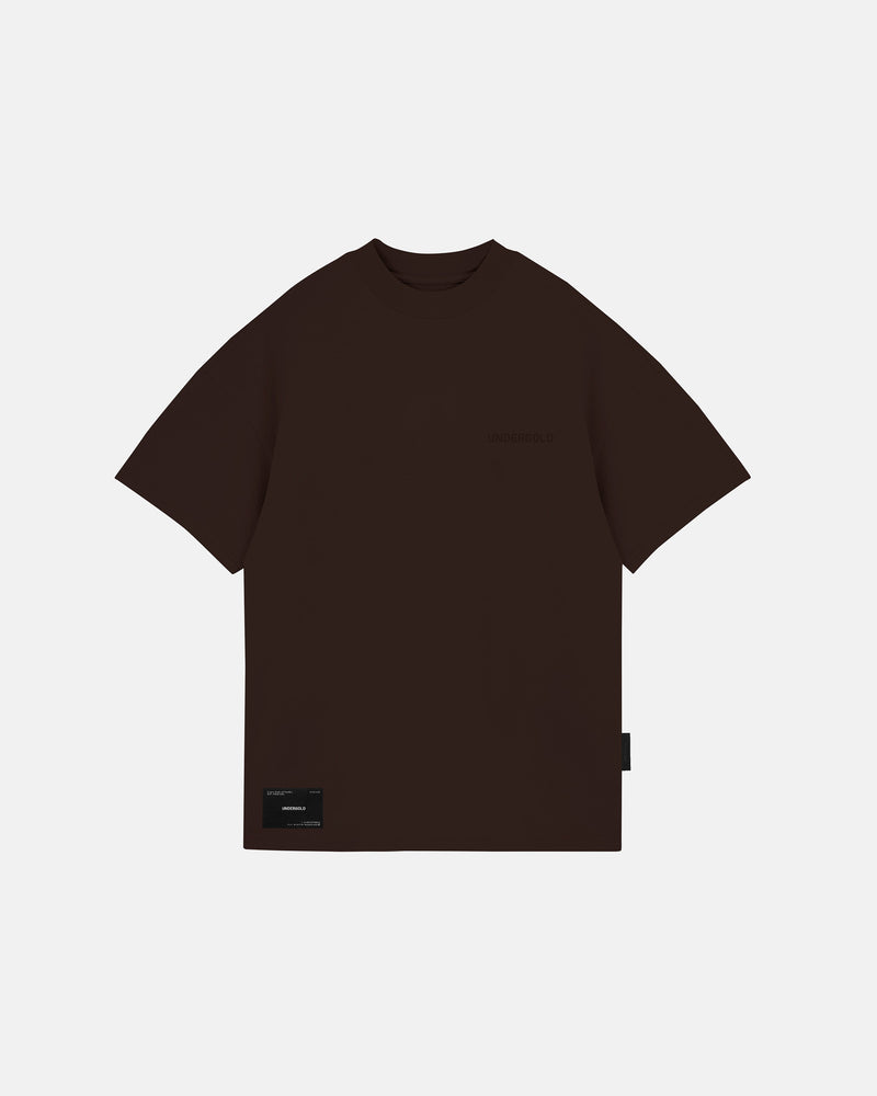 Line Logo Tshirt Brown