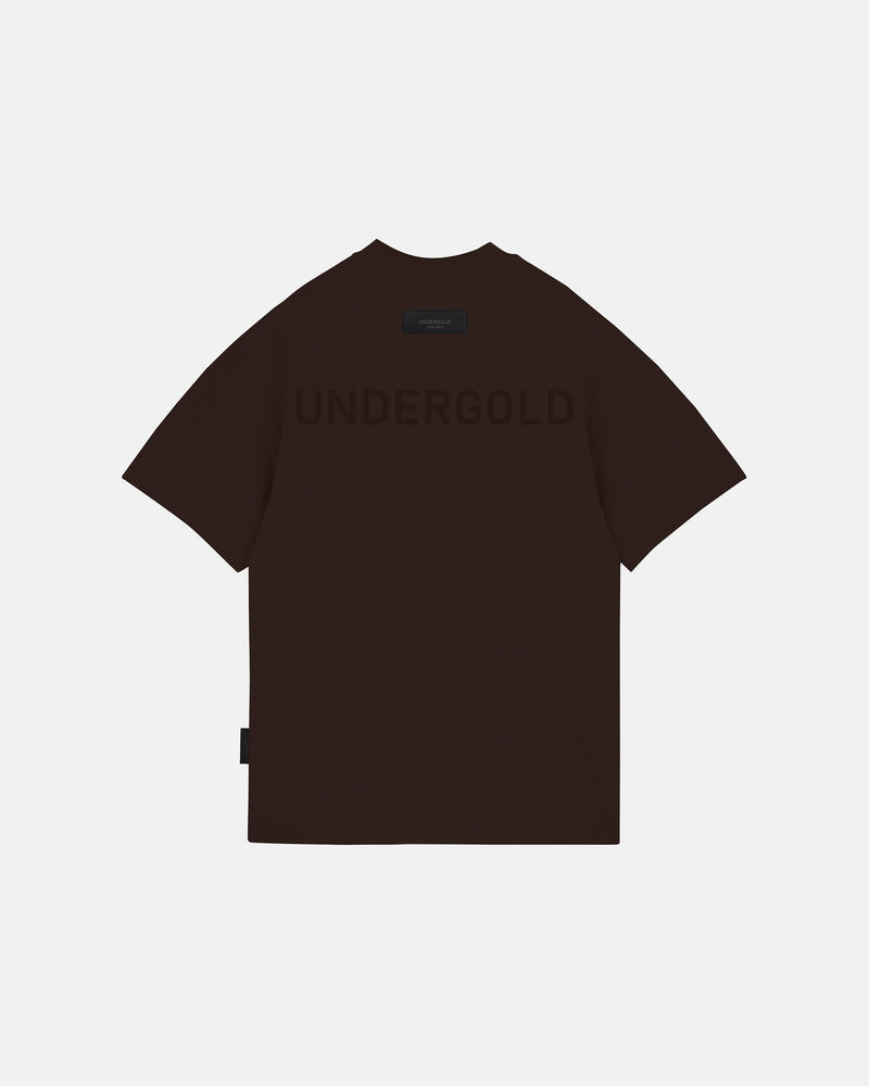 Line Logo Tshirt Brown