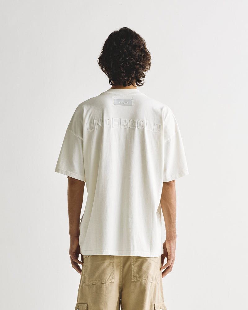 Line Logo Tshirt Cream