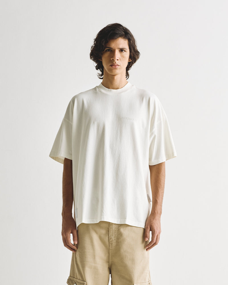 Line Logo Tshirt Cream