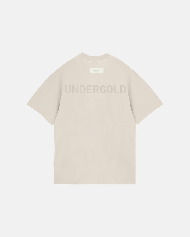 Line Logo Tshirt Cream