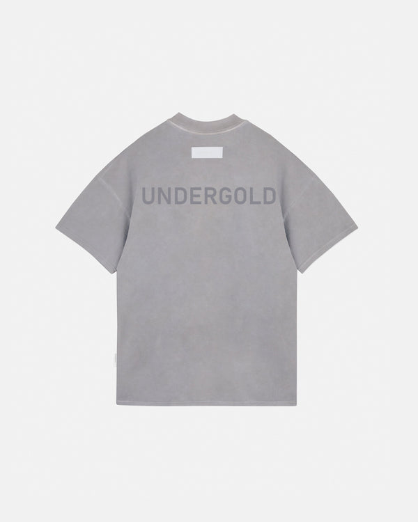 Line Logo Tshirt Washed Gray