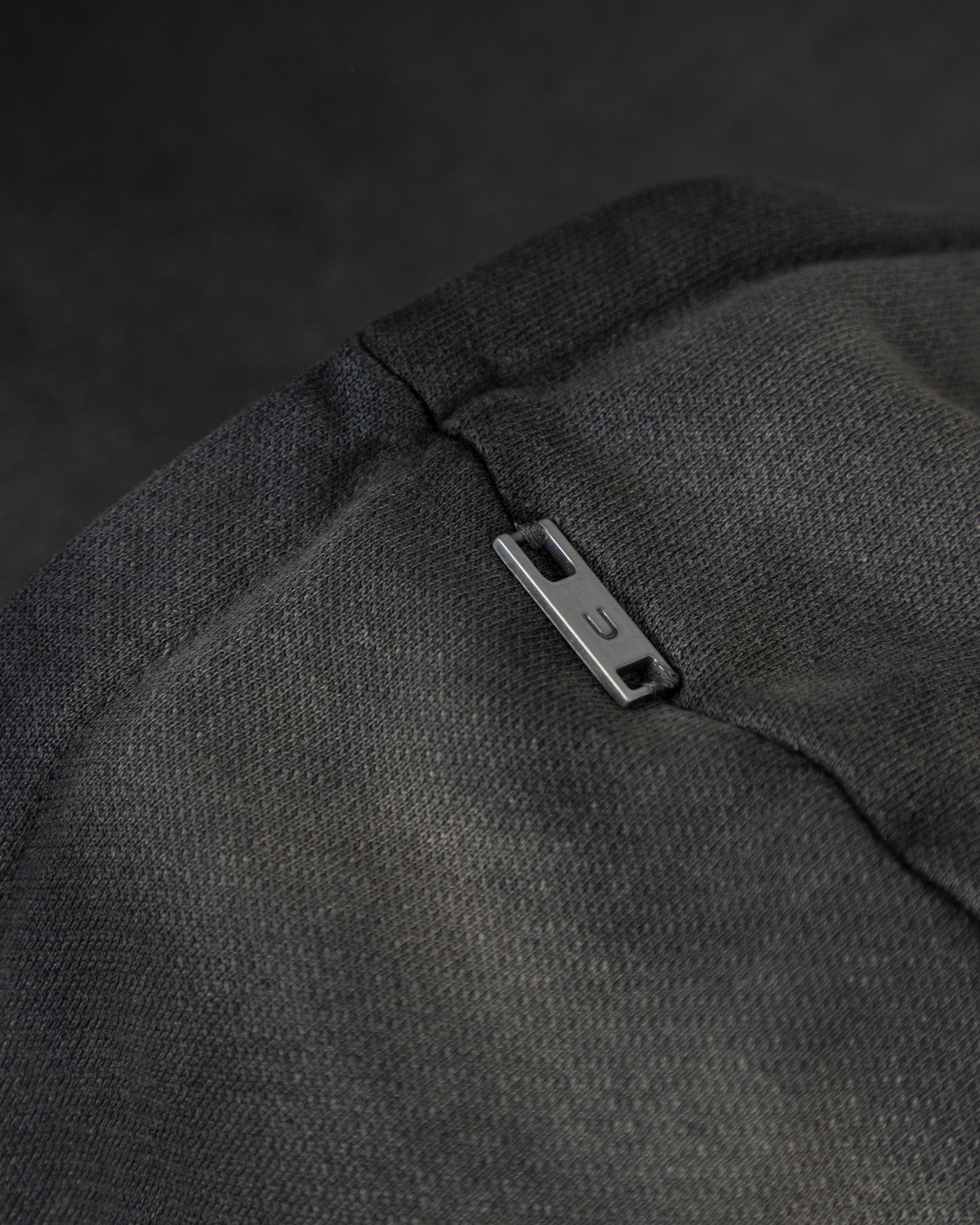 Line UG Frame Boxy Fit  Hoodie Faded Black