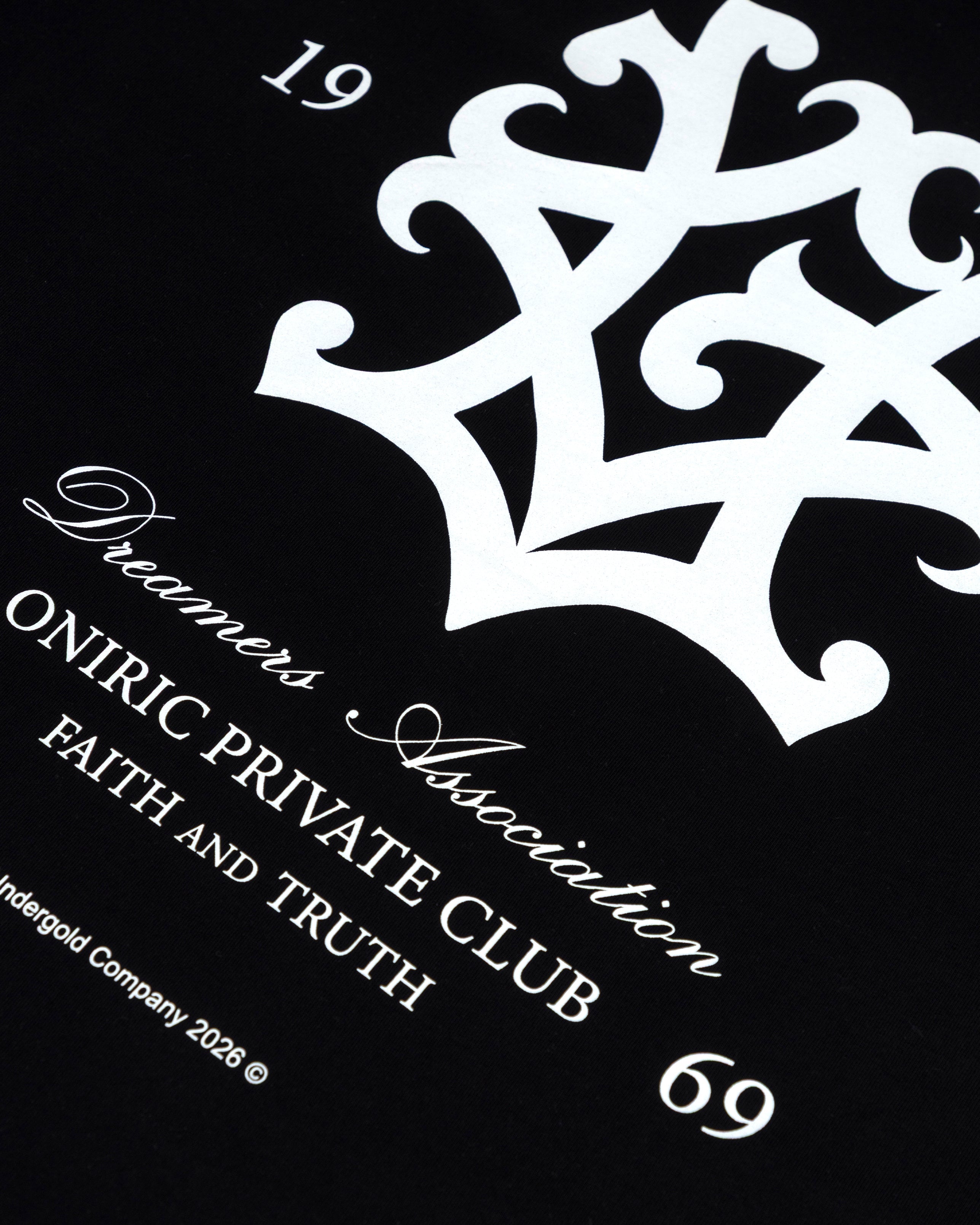 Line UG Monogram Tshirt Black