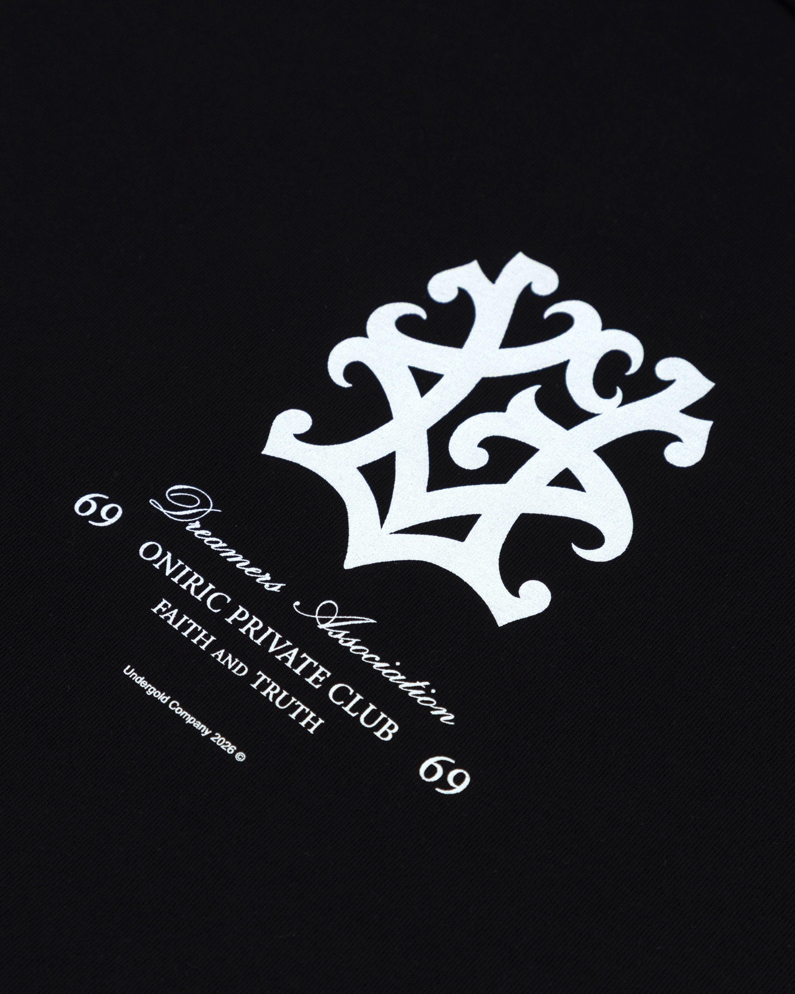 Line UG Monogram Tshirt Black