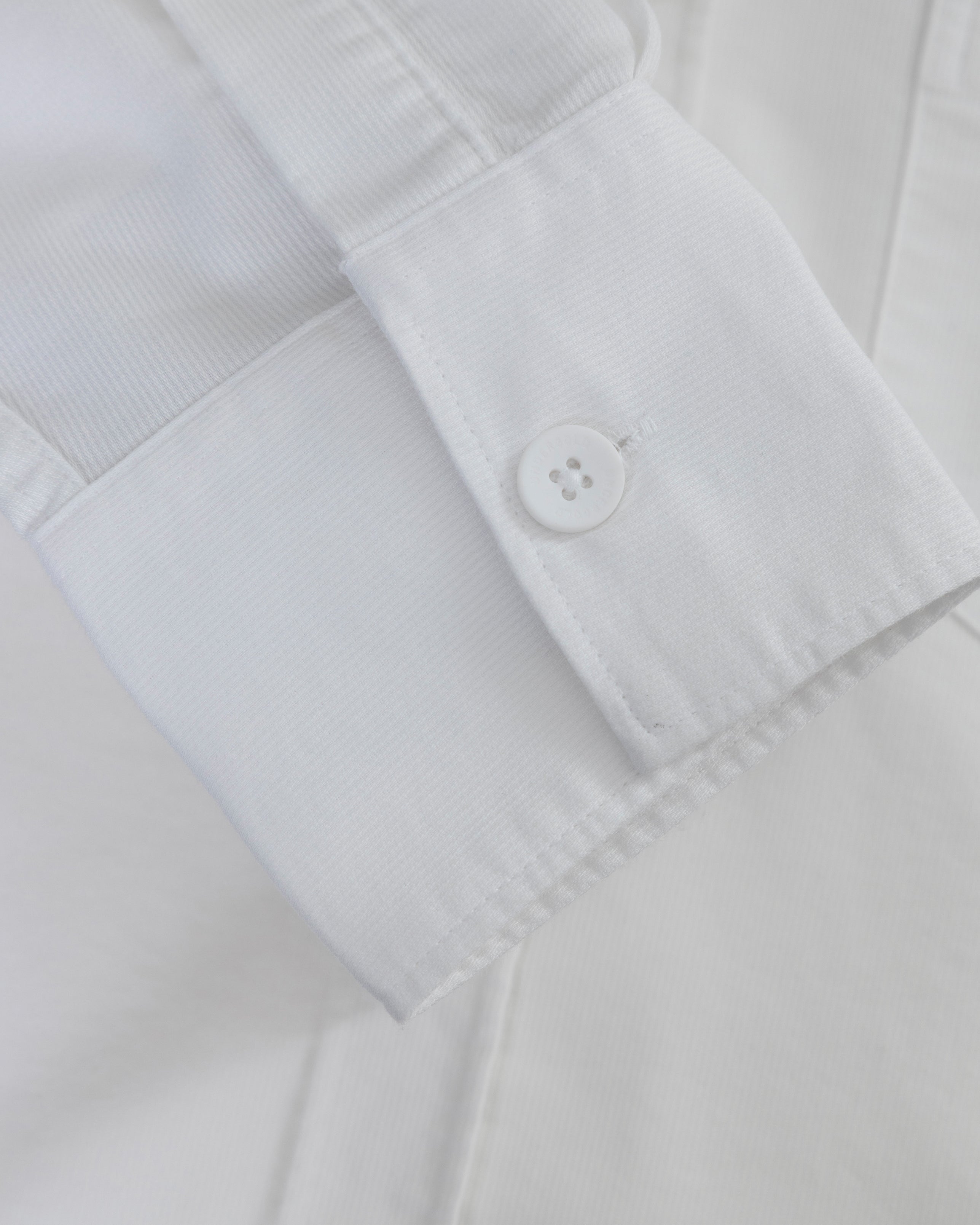 Line Undergold Studio Boxy Fit Long Sleeve Shirt White