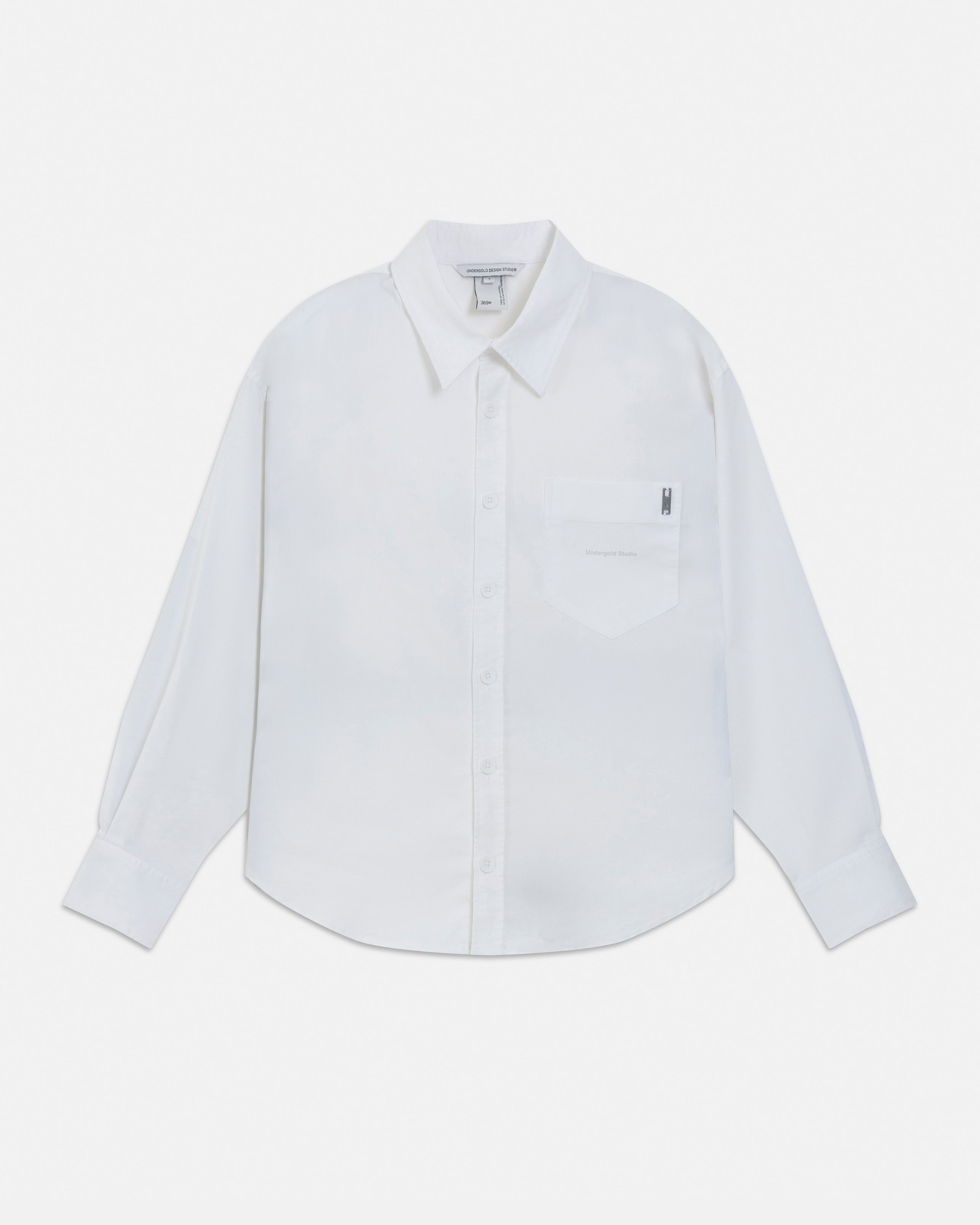 Line Undergold Studio Boxy Fit Long Sleeve Shirt White