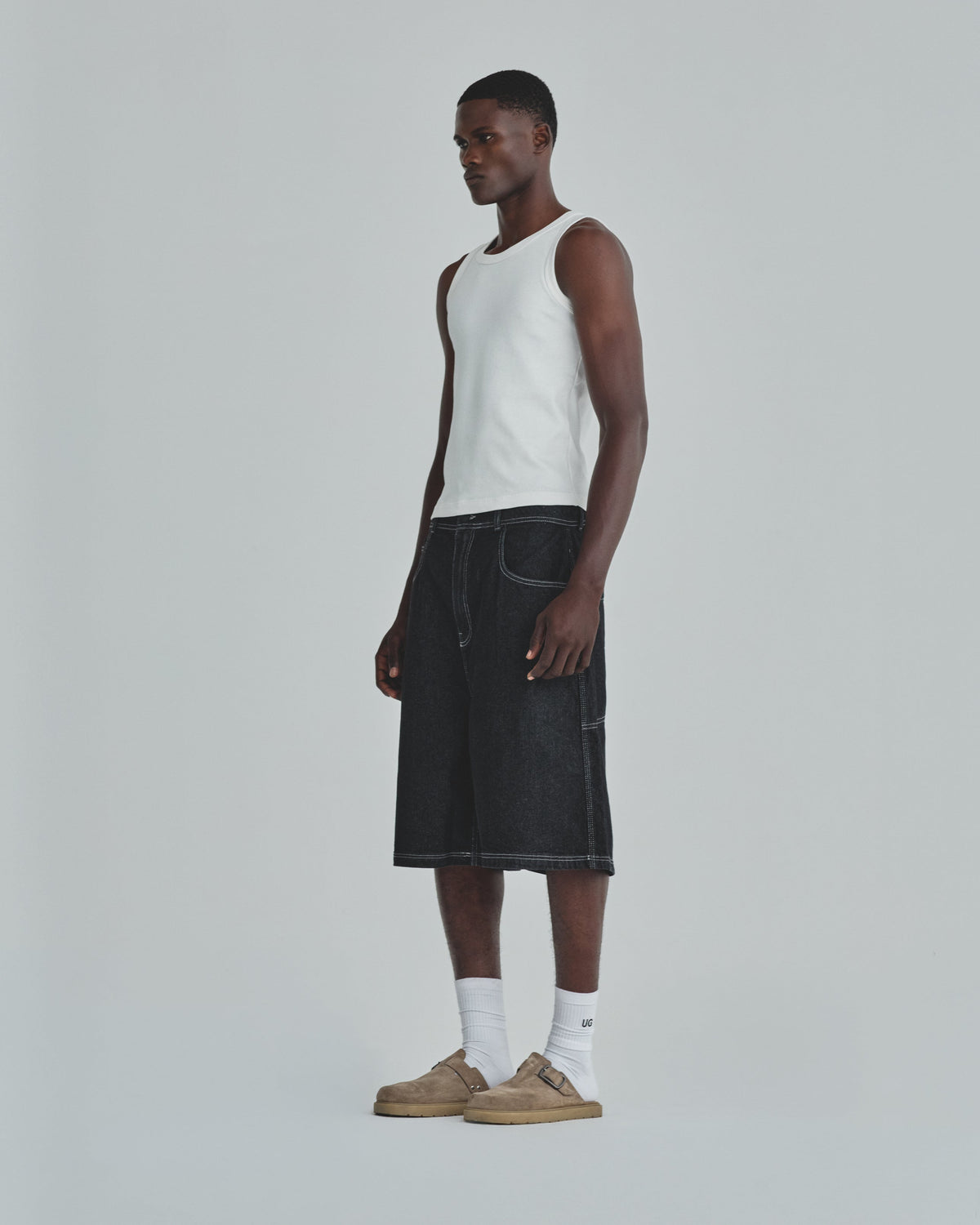 Line Undergold Studio Tank Top White