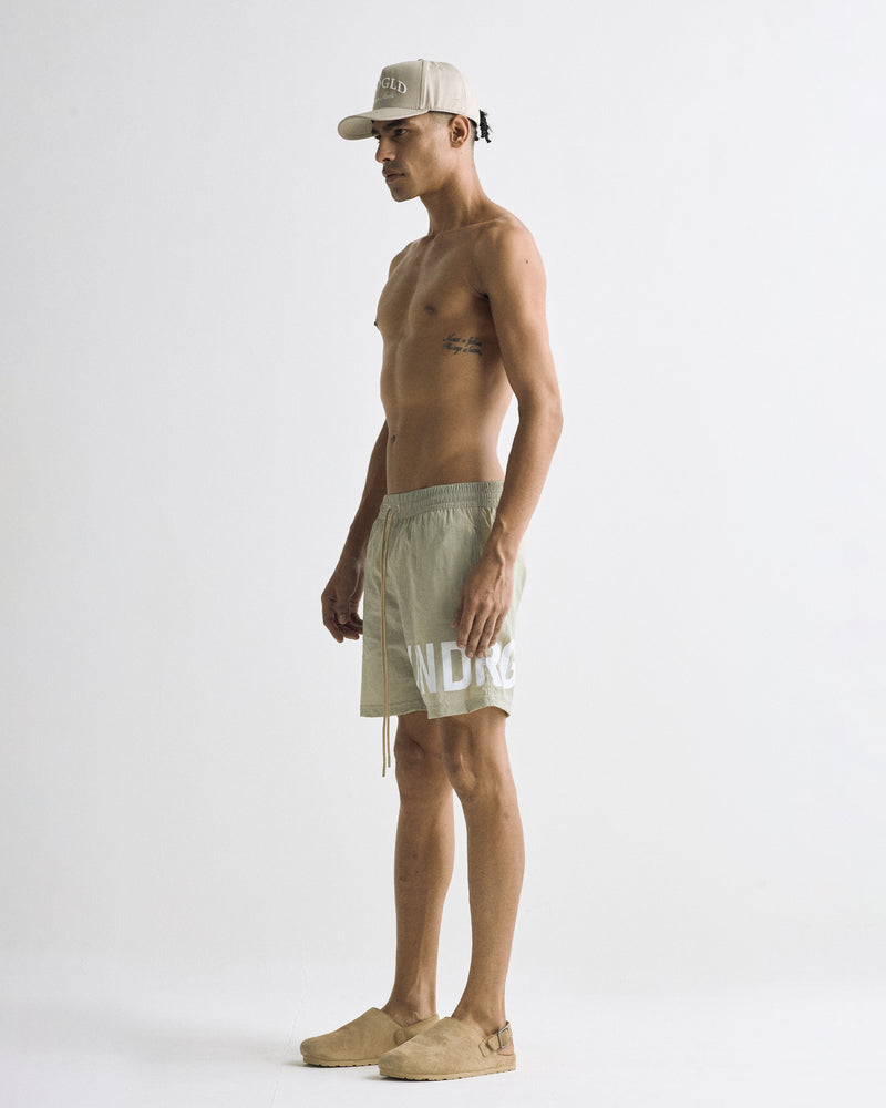 Pack Basics UNDRGLD Swimwear Short Light Green & Navy Blue + UG Sunglasses Black/Blue