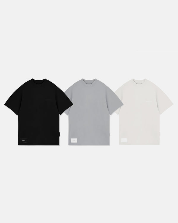 ⁠Pack x3 Solid III Basic T-shirt