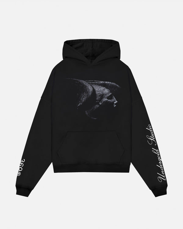 Palace Stoney Angel Hoodie Black