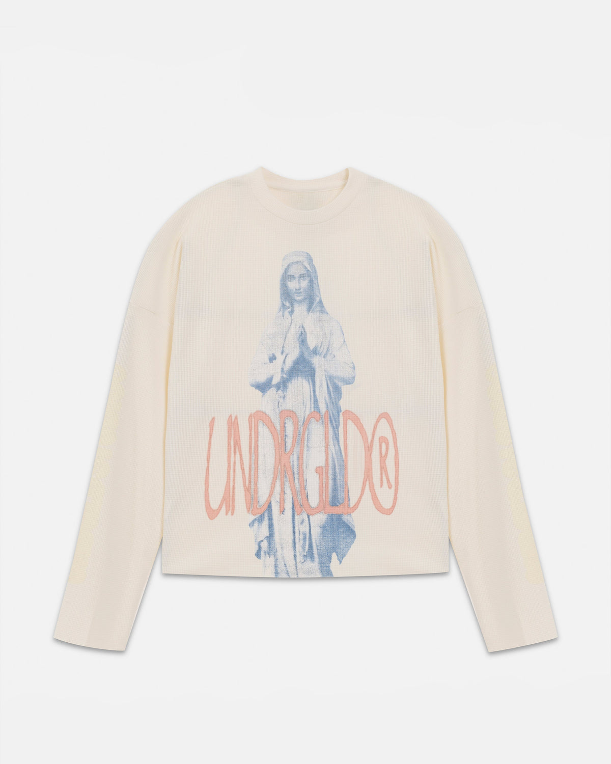Pilgrimage Miraculous Long Sleeve Boxy Fit Tshirt White