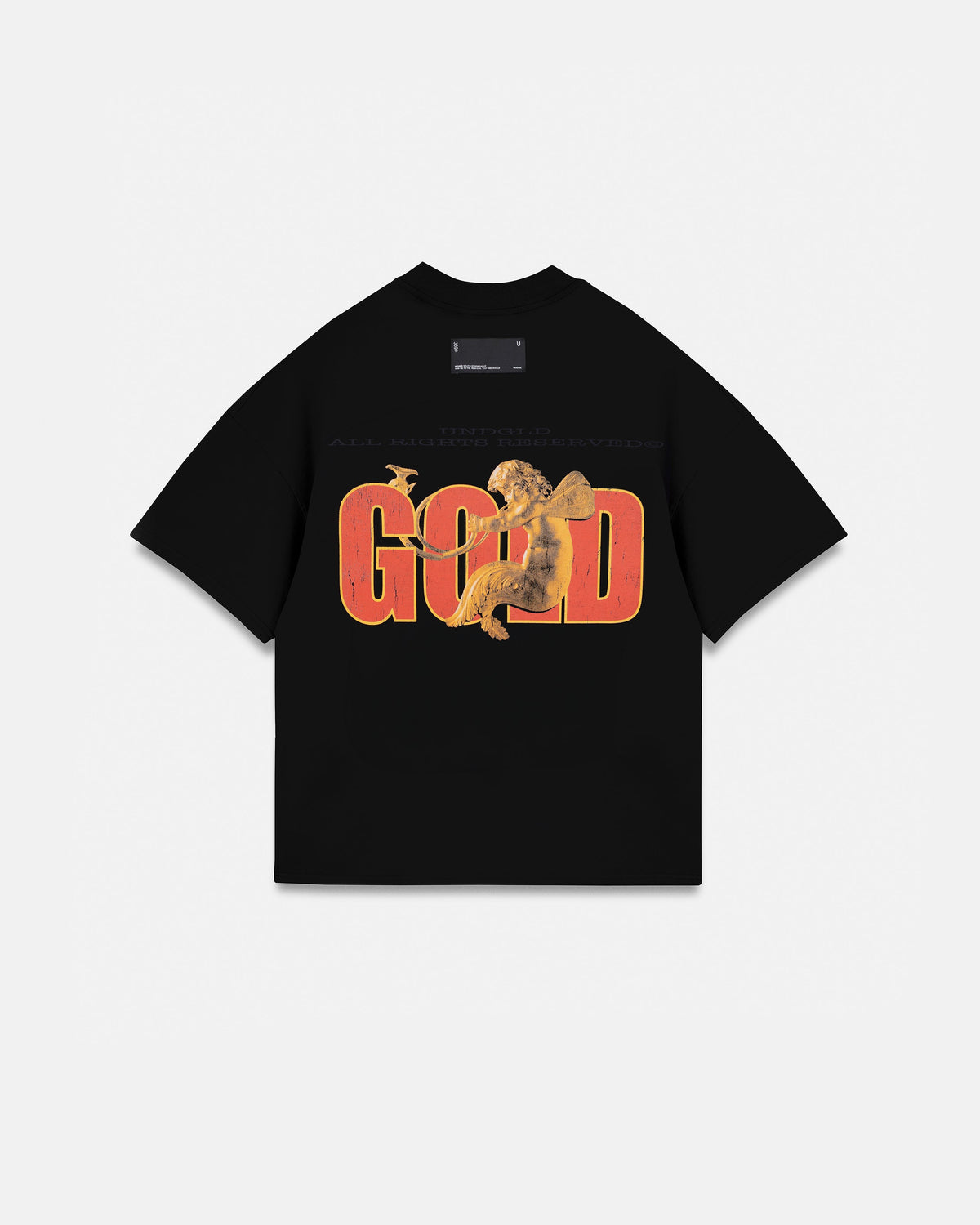 Revelation Gold Boxy Fit Tshirt Black