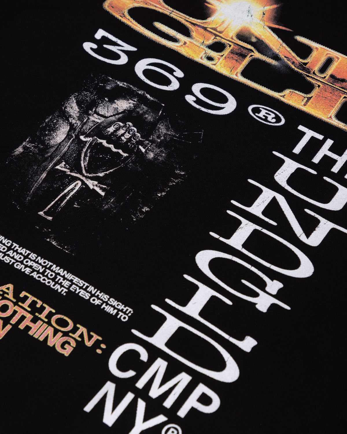 Revelation Iluminare Boxy Fit Tshirt Black