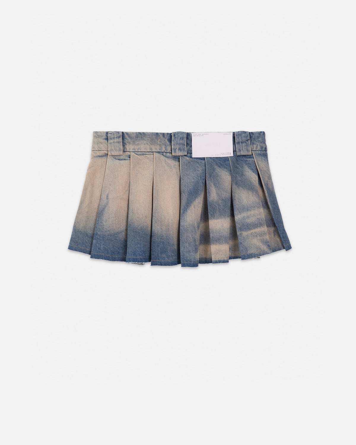 Revelation Rhinestone UNDGLD Mini Skirt Sand Blue