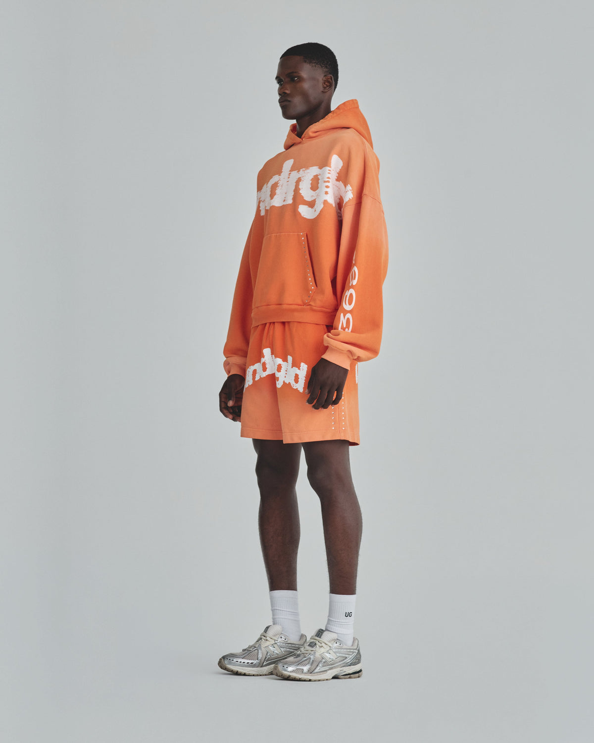 Revelation UNDRGLD Boxy Fit Hoodie Faded Orange
