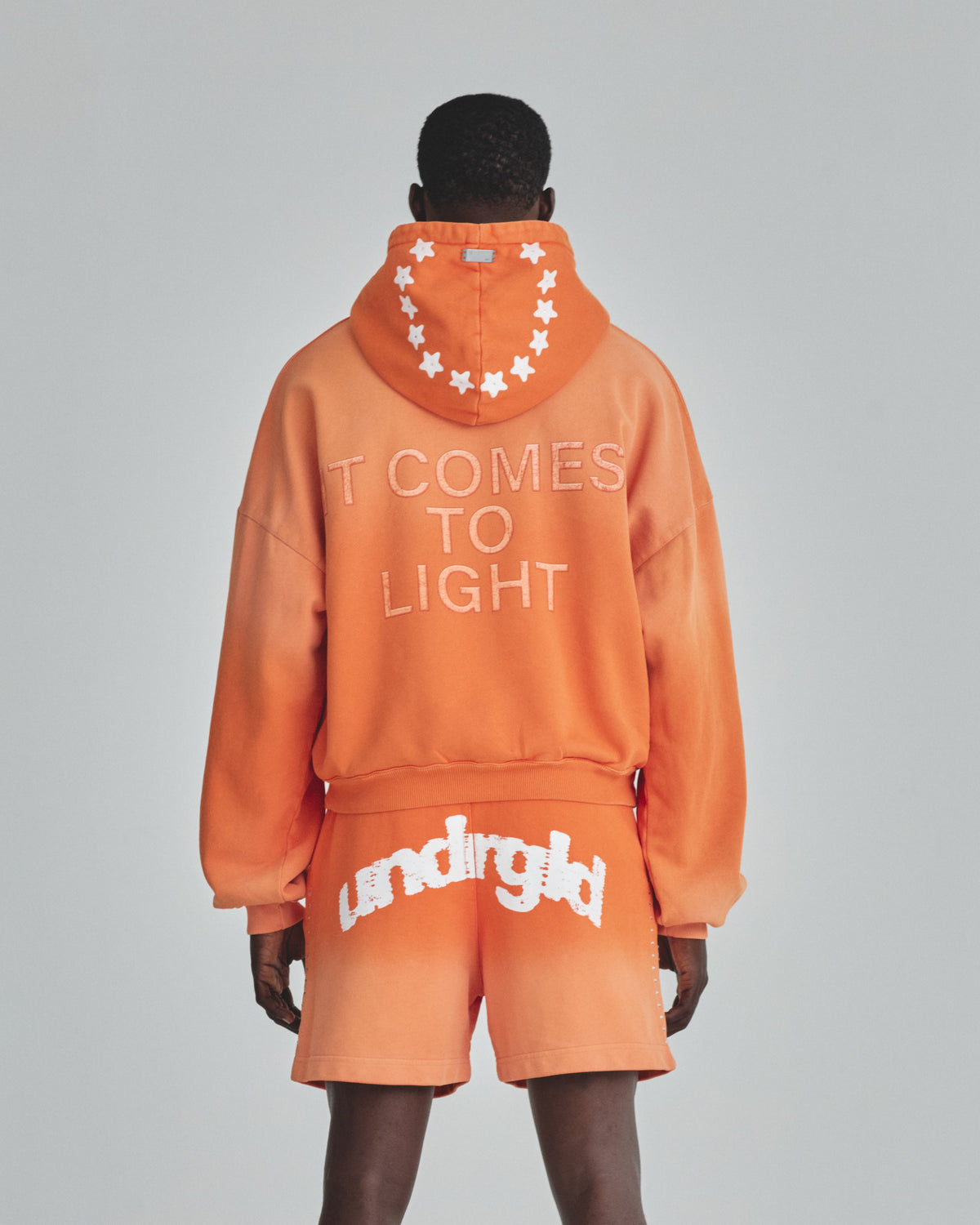 Revelation UNDRGLD Boxy Fit Hoodie Faded Orange