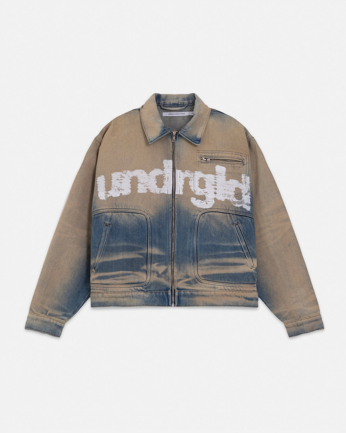 Revelation UNDRGLD Zip Up Jacket Sand Blue