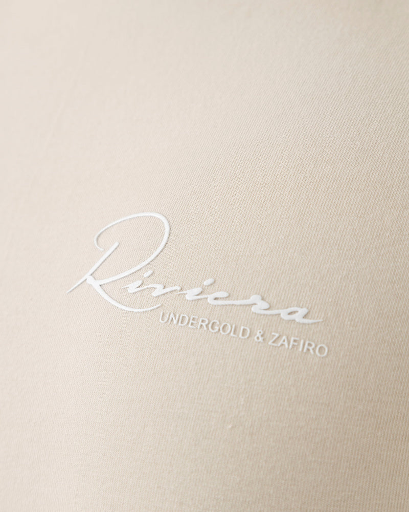 Riviera Basic Long Baby Tee Cream