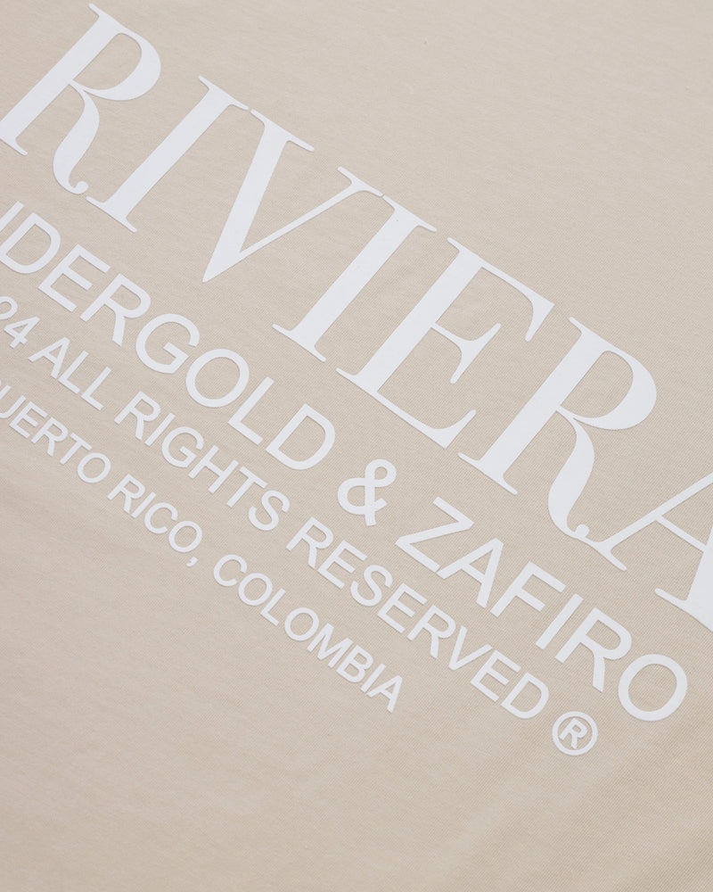 Riviera Trophie T-shirt Cream