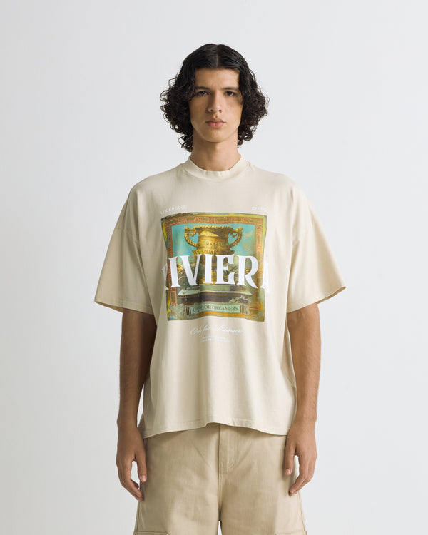 Riviera Trophie T-shirt Cream