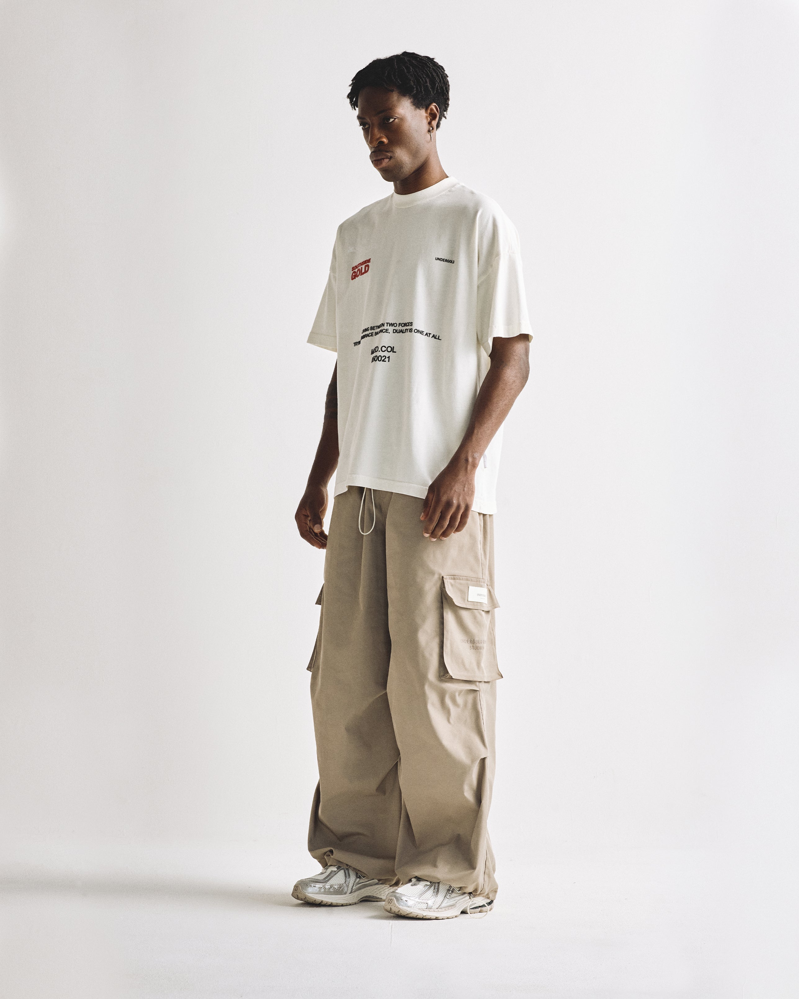 Sanctus Christ Boxy Fit T-shirt Cream