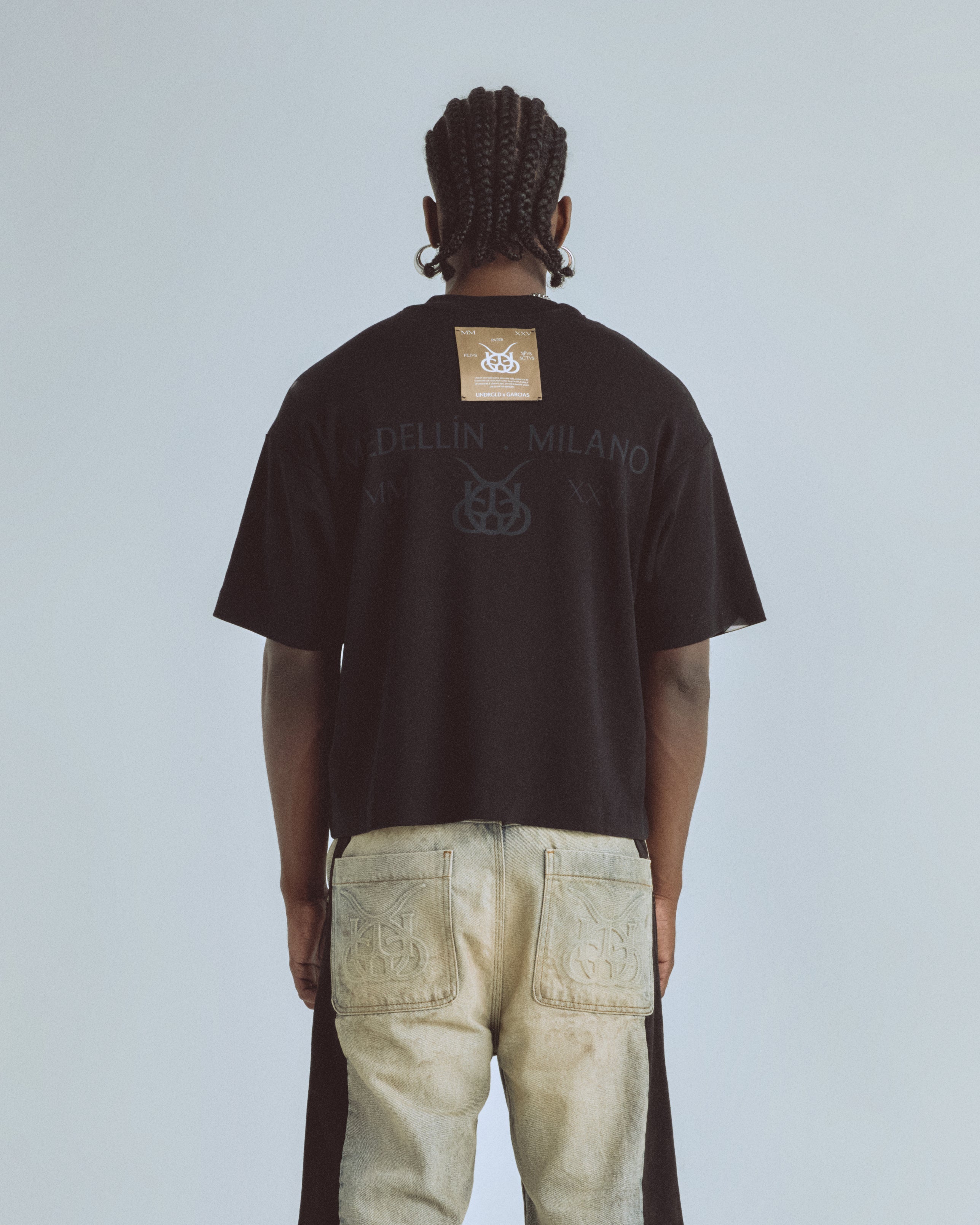 Santa Unión Basic Boxy Fit Tshirt Black