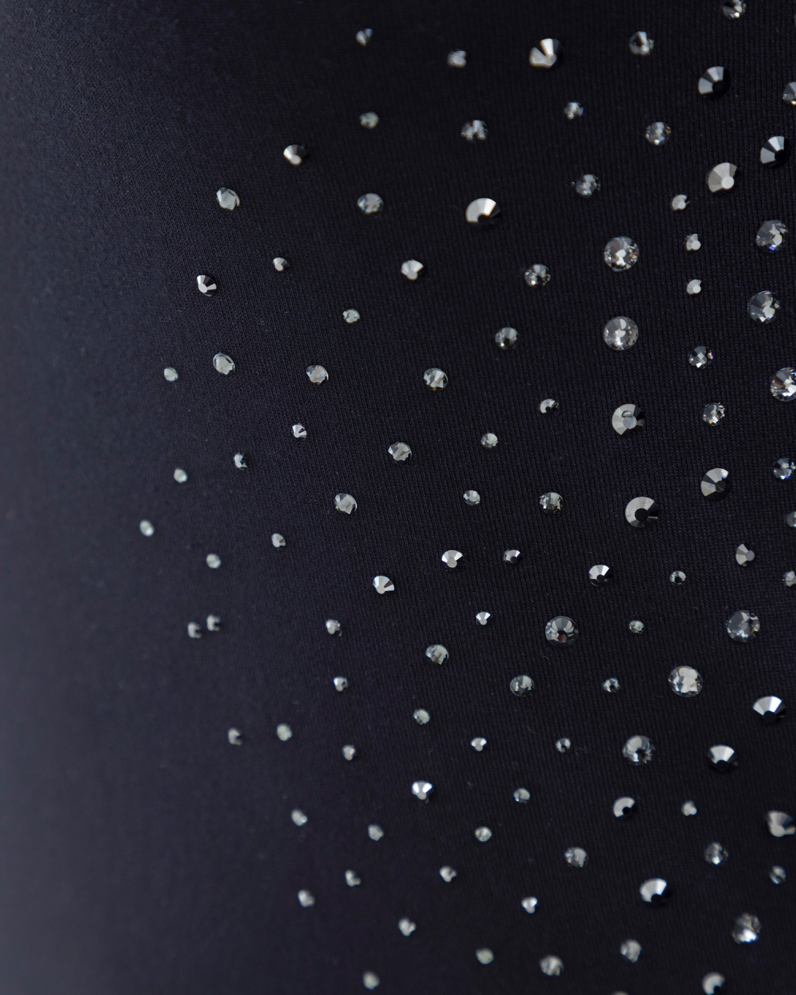 Santa Union Draped Dress Black