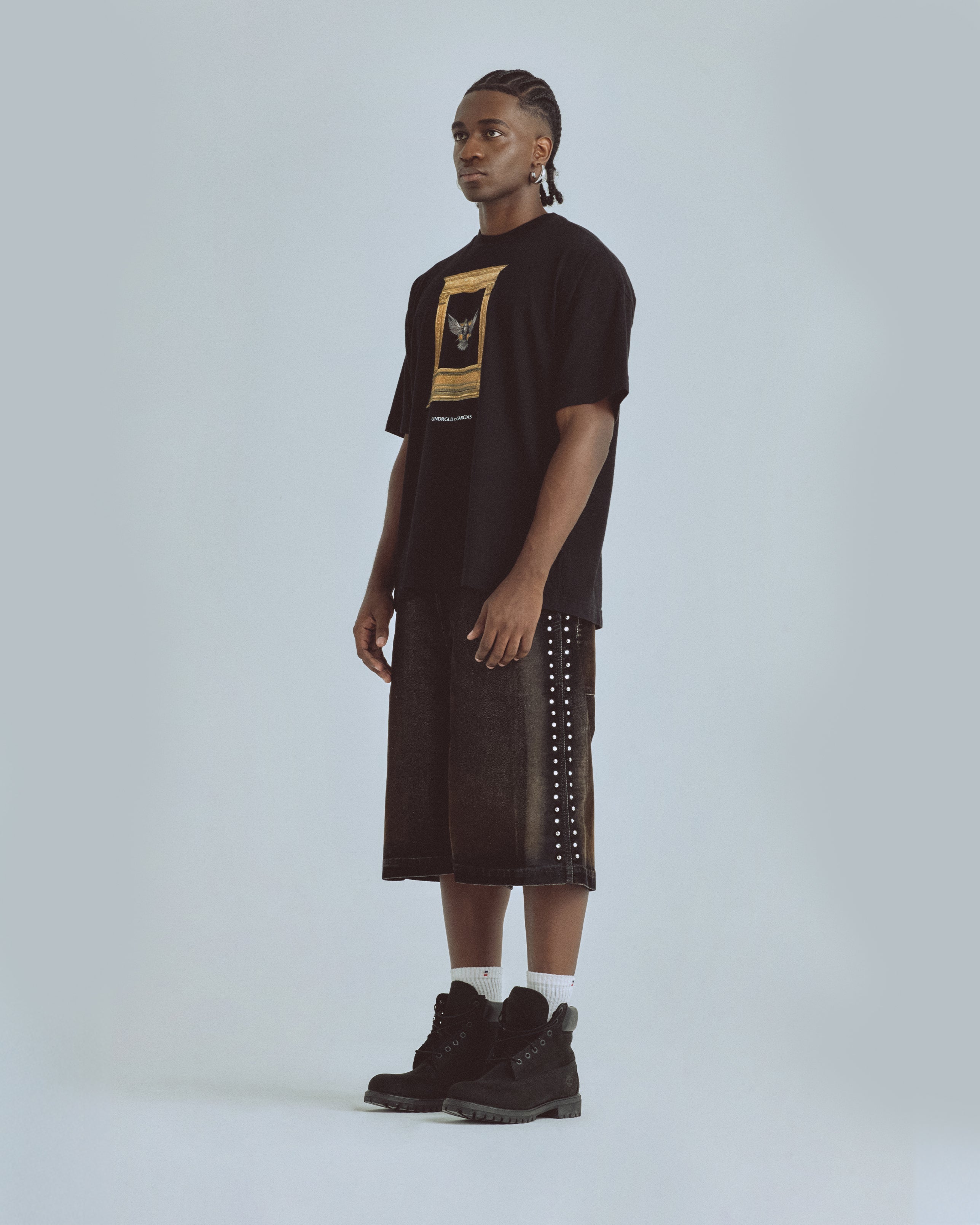 Santa Unión Holy Ghost Tshirt Black