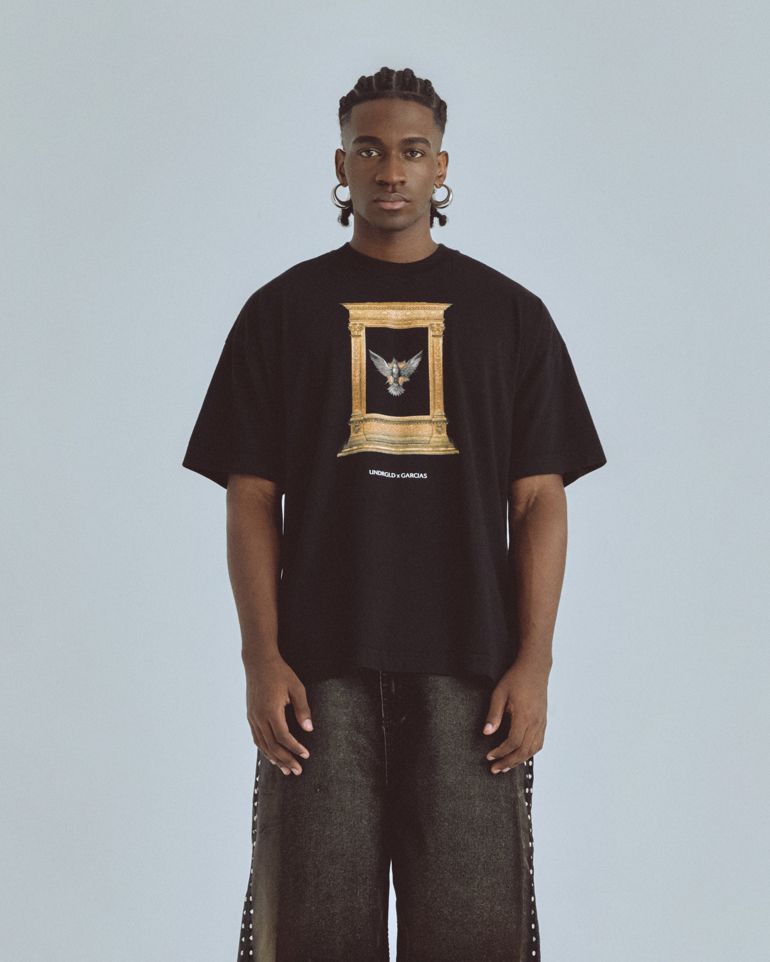 Santa Unión Holy Ghost Tshirt Black