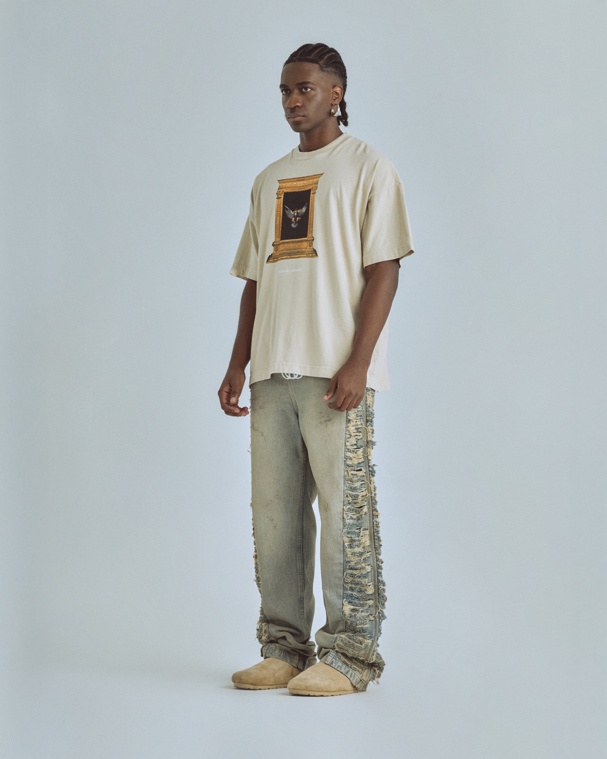 Santa Unión Holy Ghost Tshirt Cream