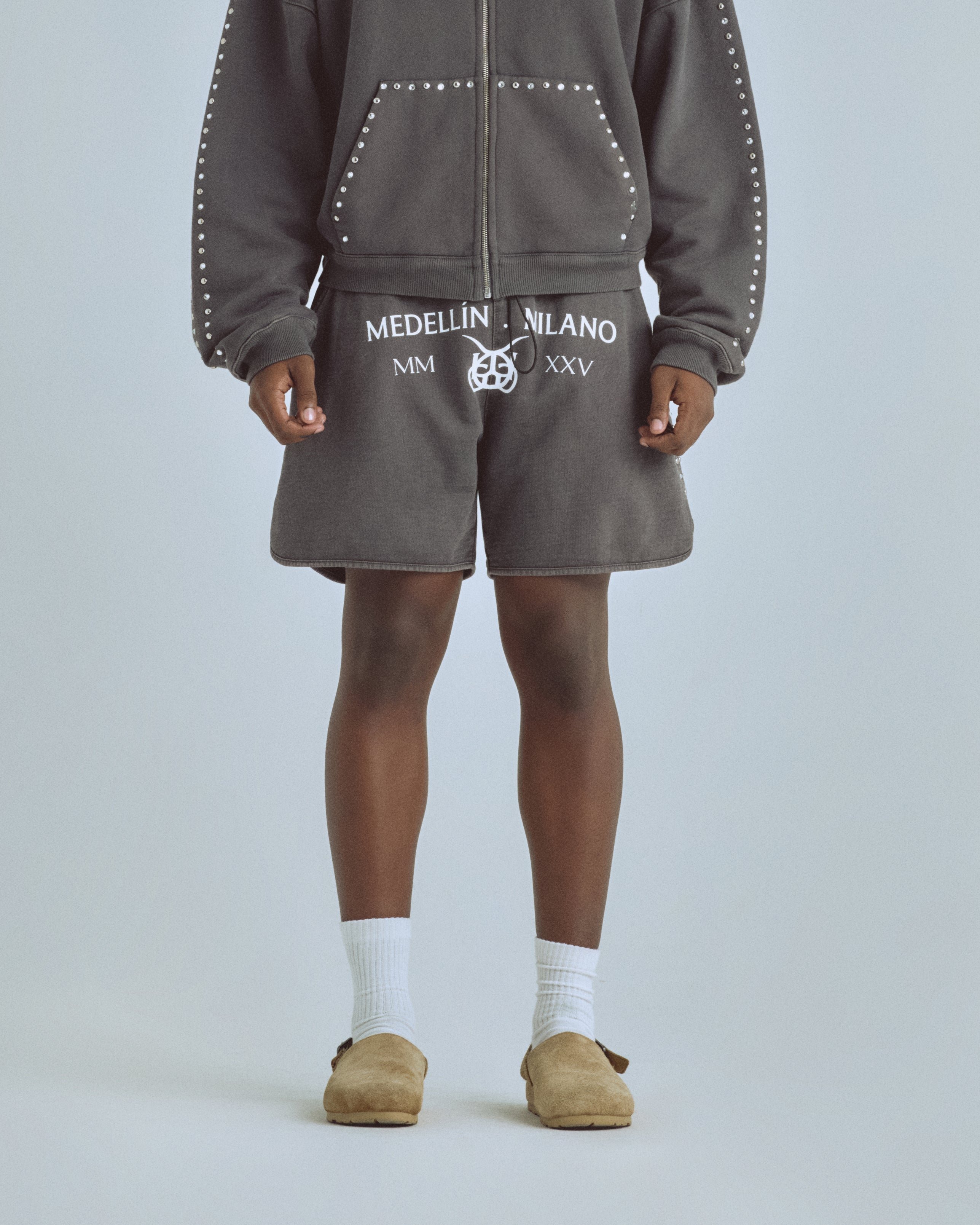 Santa Unión Medellín Milano Biased Short Vintage Gray